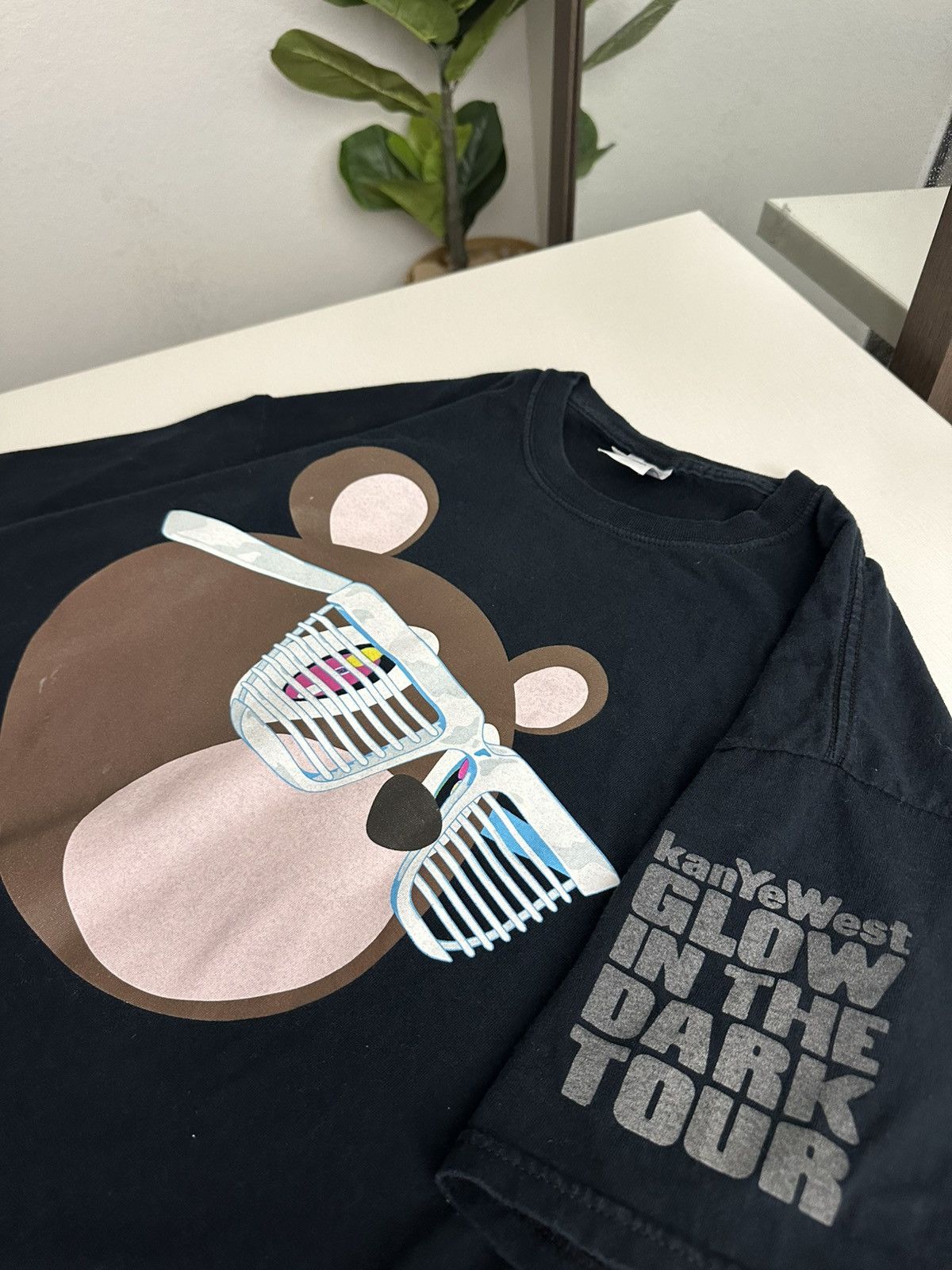 Band Tees × Kanye West × Vintage 2007 Kanye West Glow in the Dark Tour Tee XL Official Merch Size US XL / EU 56 / 4 - 8 Thumbnail