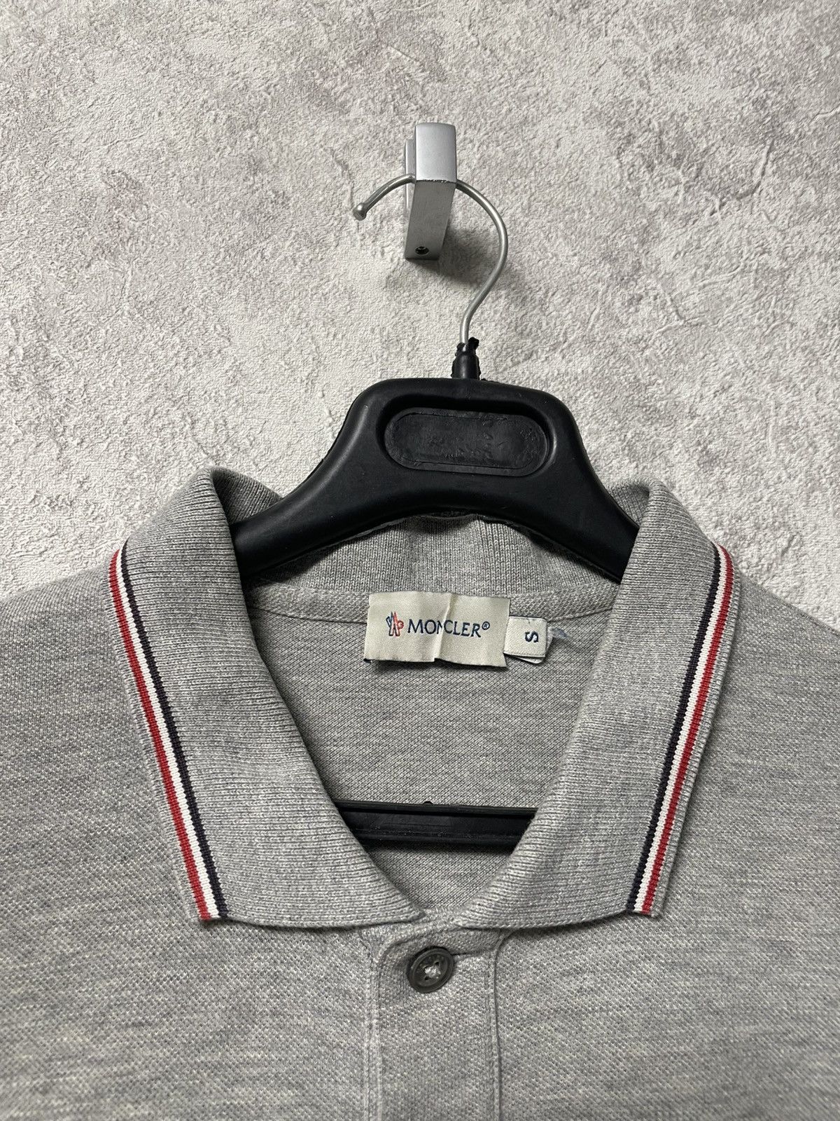 Moncler Moncler Maglia Logo Gray Polo Shirt Size US S / EU 44-46 / 1 - 8 Thumbnail