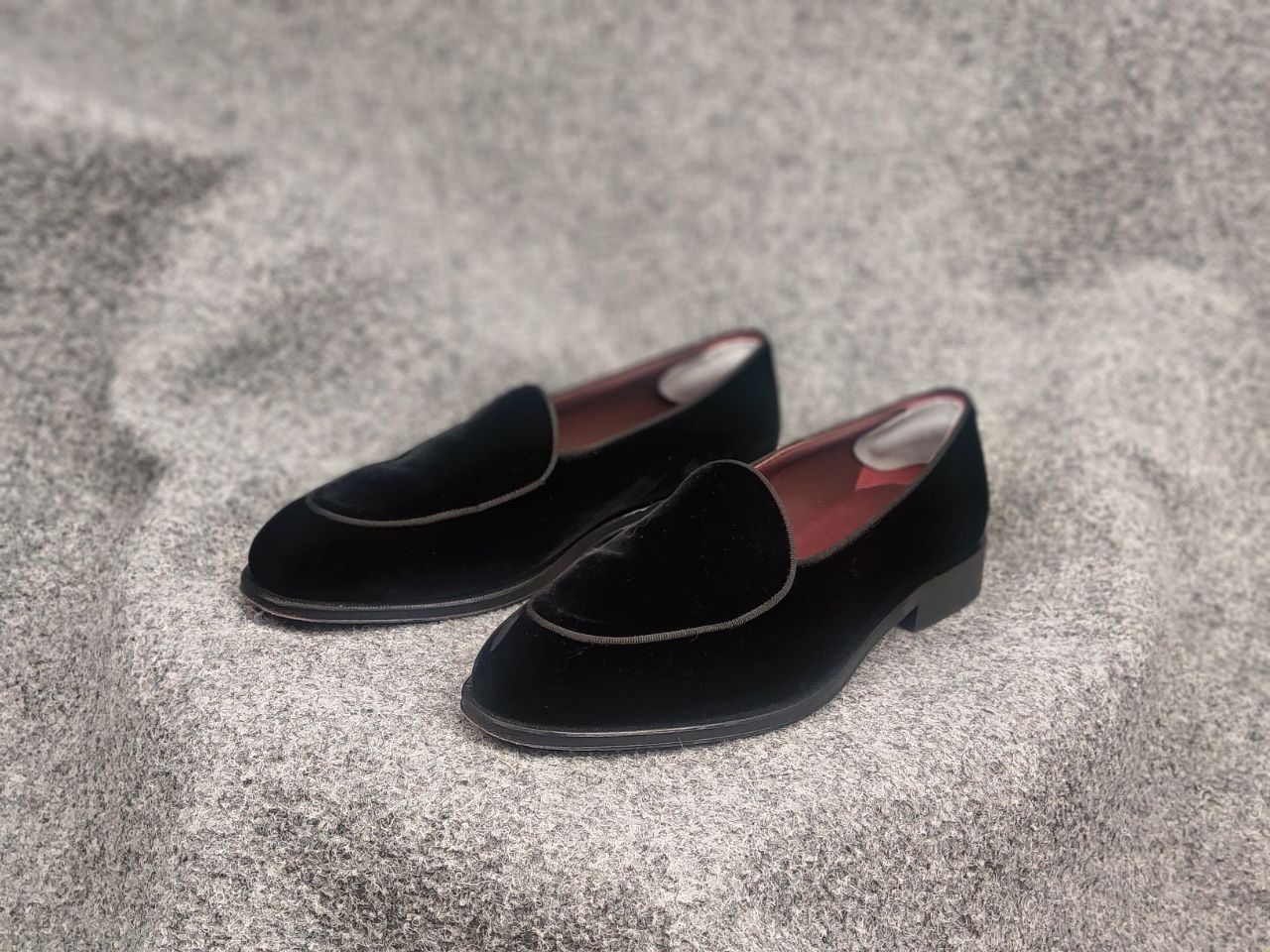 Suitsupply Suitsupply Tuxedo Velour Black Slip On Loafers Formal Shoes Size US 8 / EU 41 - 7 Thumbnail