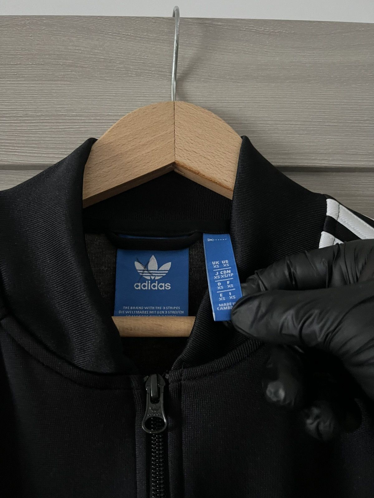 Adidas Vintage Adidas Track Jacket Sriped Y2K Black White Size US XS / EU 42 / 0 - 7 Thumbnail