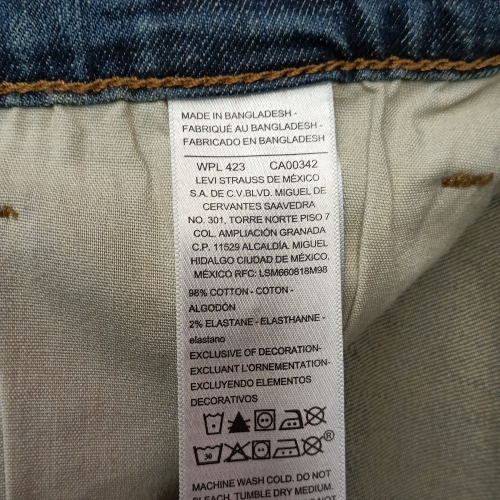 Levi's Signature Levi Straight Jeans Men's 34x34 Blue Ultimate Flex Size US 34 / EU 50 - 6 Thumbnail