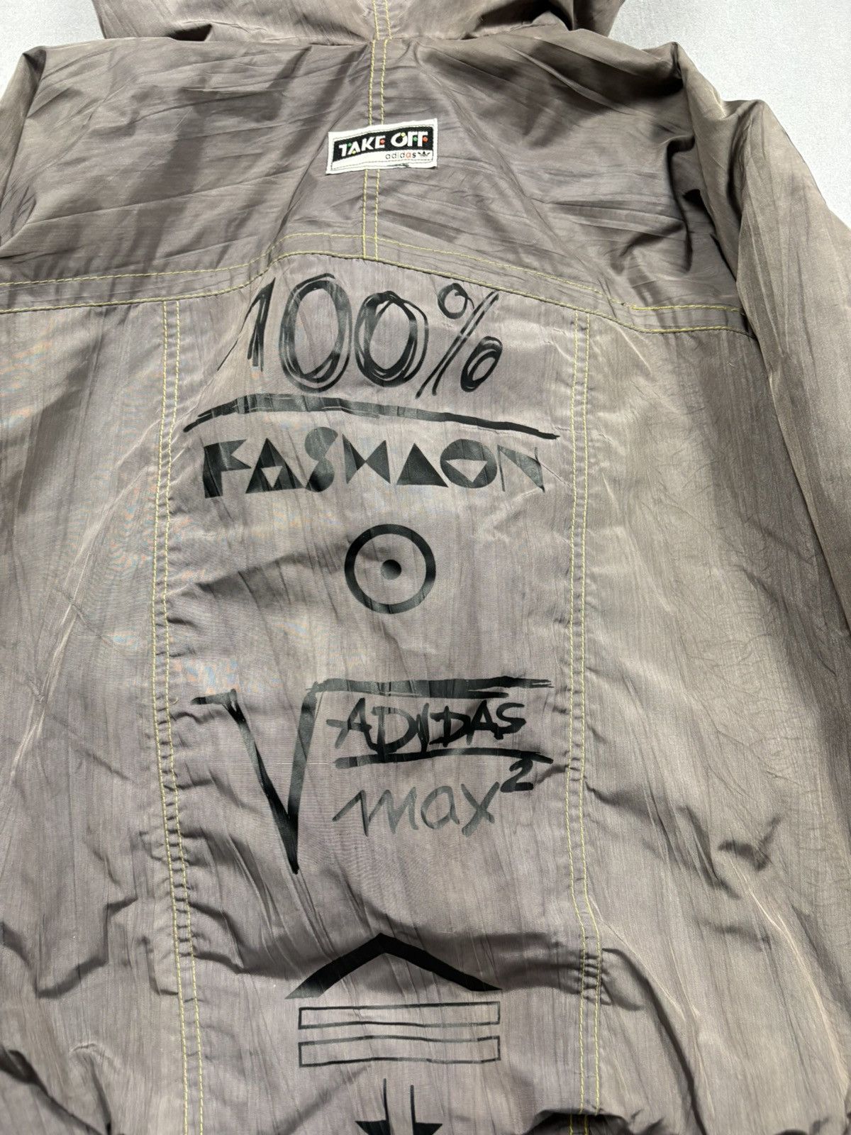 Adidas Vintage 90s Adidas Take Off Fur Hood Archive Jacket Y2K Rare Size US M / EU 48-50 / 2 - 10 Thumbnail