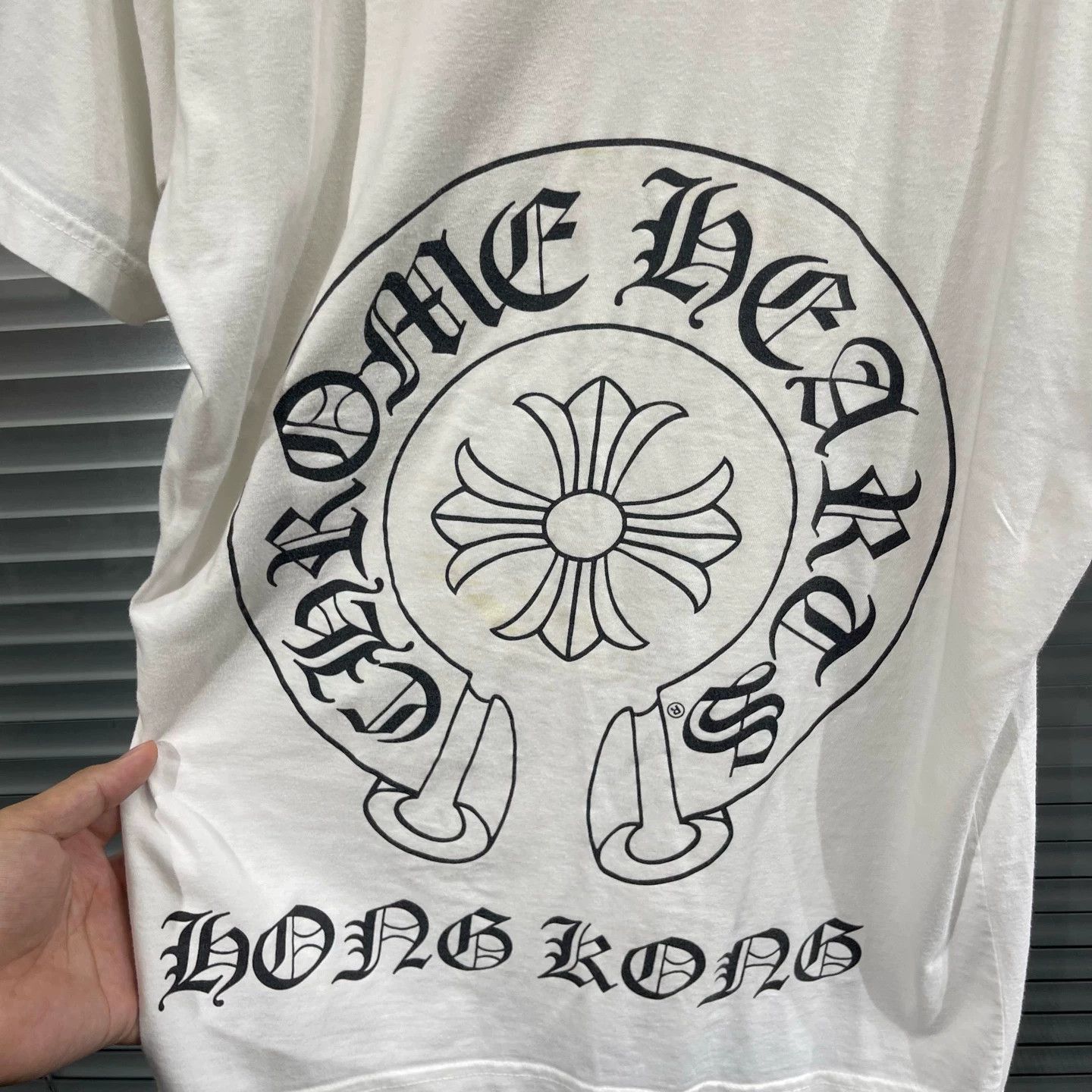 Chrome Hearts Chrome Hearts HK Exclusive Horseshoe Cross Short Sleeve M Size US M / EU 48-50 / 2 - 6 Thumbnail