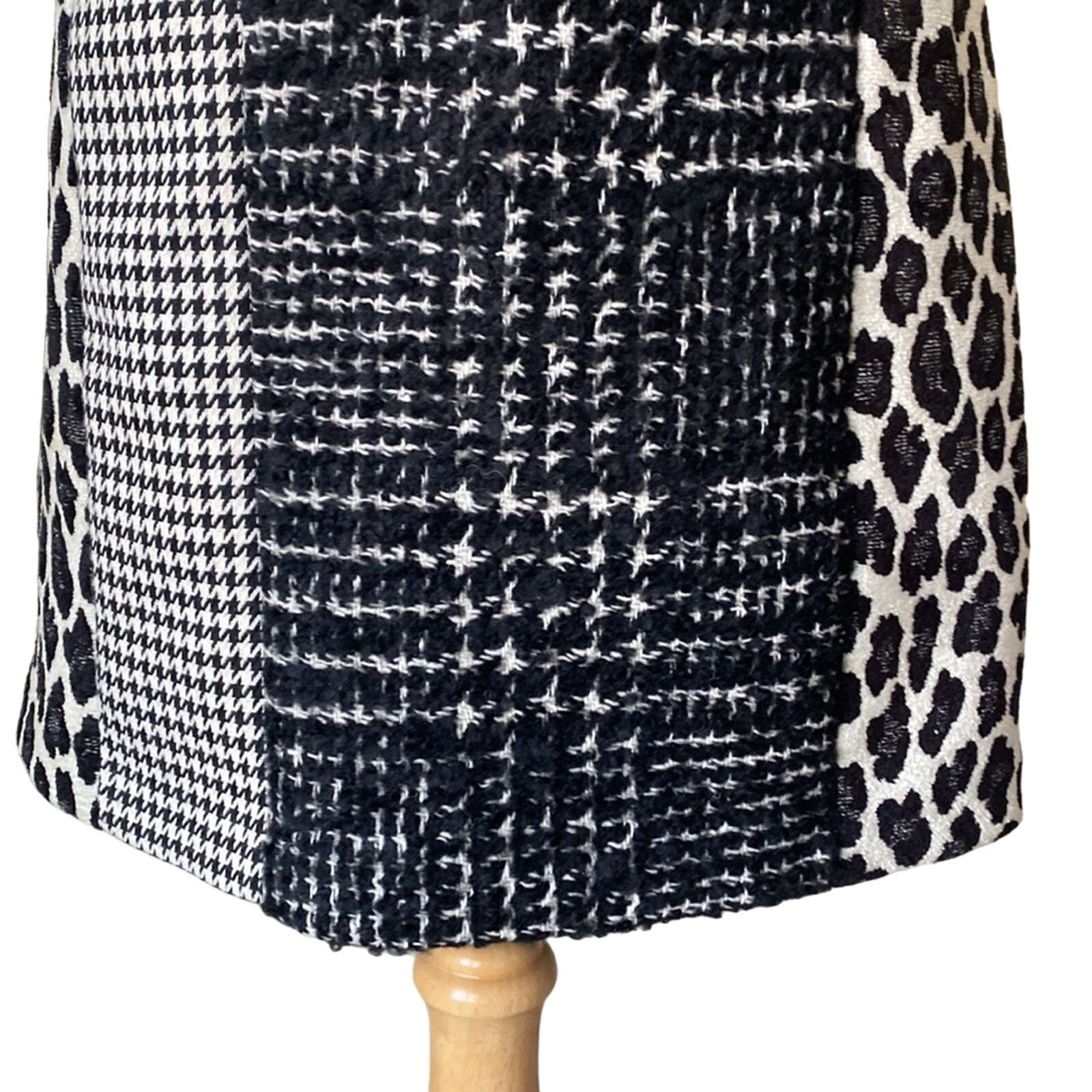 Alice + Olivia Alice + Olivia Clyde Animal Print Patchwork Shift Dress 4 Size S / US 4 / IT 40 - 4 Thumbnail