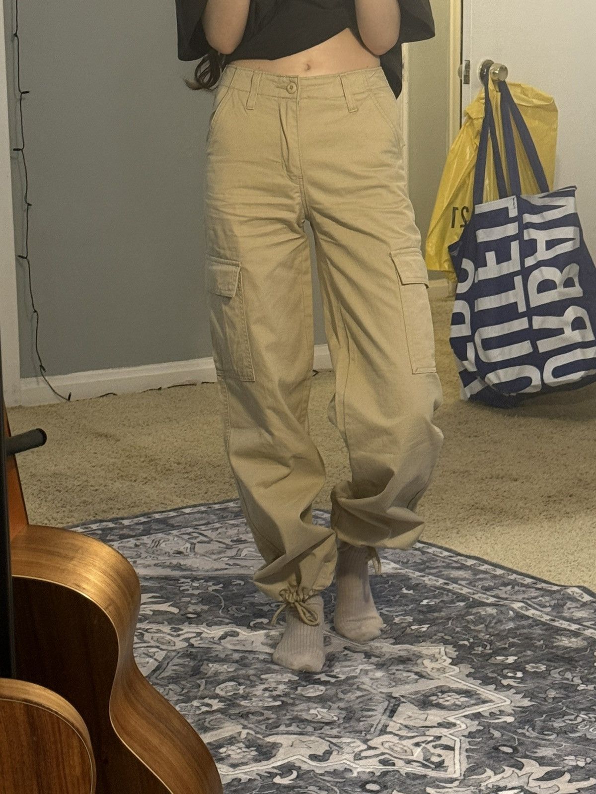 Levi's New Baggy Cargo Pants Levi’s Size 24" / US 00 / IT 34 - 9 Thumbnail