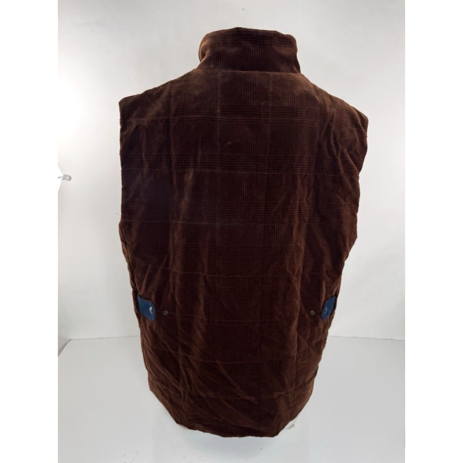 Vintage Hadleigh’s Field Shop Quilted Zip Mens Vest UK 56 US 46 Brown Quilted Vest Mens Zip Shirt? Size US XL / EU 56 / 4 - 3 Thumbnail