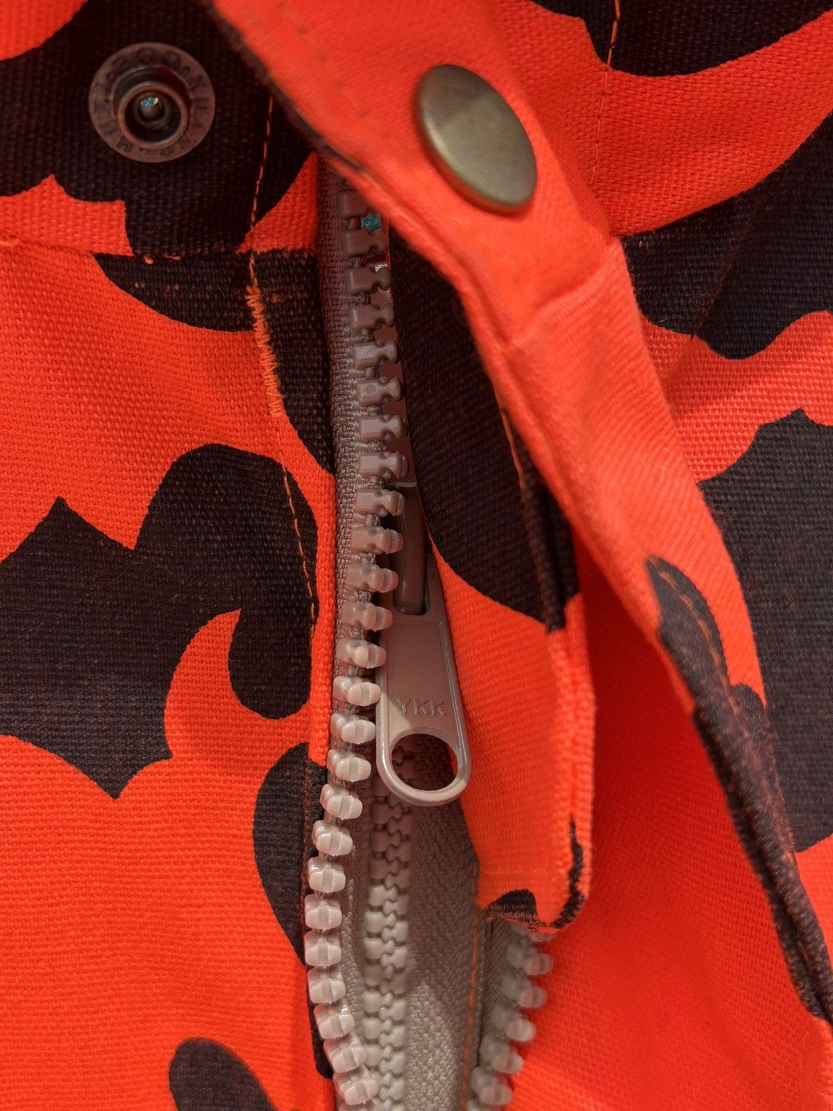 Vintage 90’s Duck Camo Orange/Black Detachable Hood Vintage Coat Size US L / EU 52-54 / 3 - 4 Thumbnail