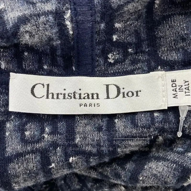 Dior Dior Deep Blue Cotton Women's Hoodie . Size M / US 6-8 / IT 42-44 - 4 Thumbnail