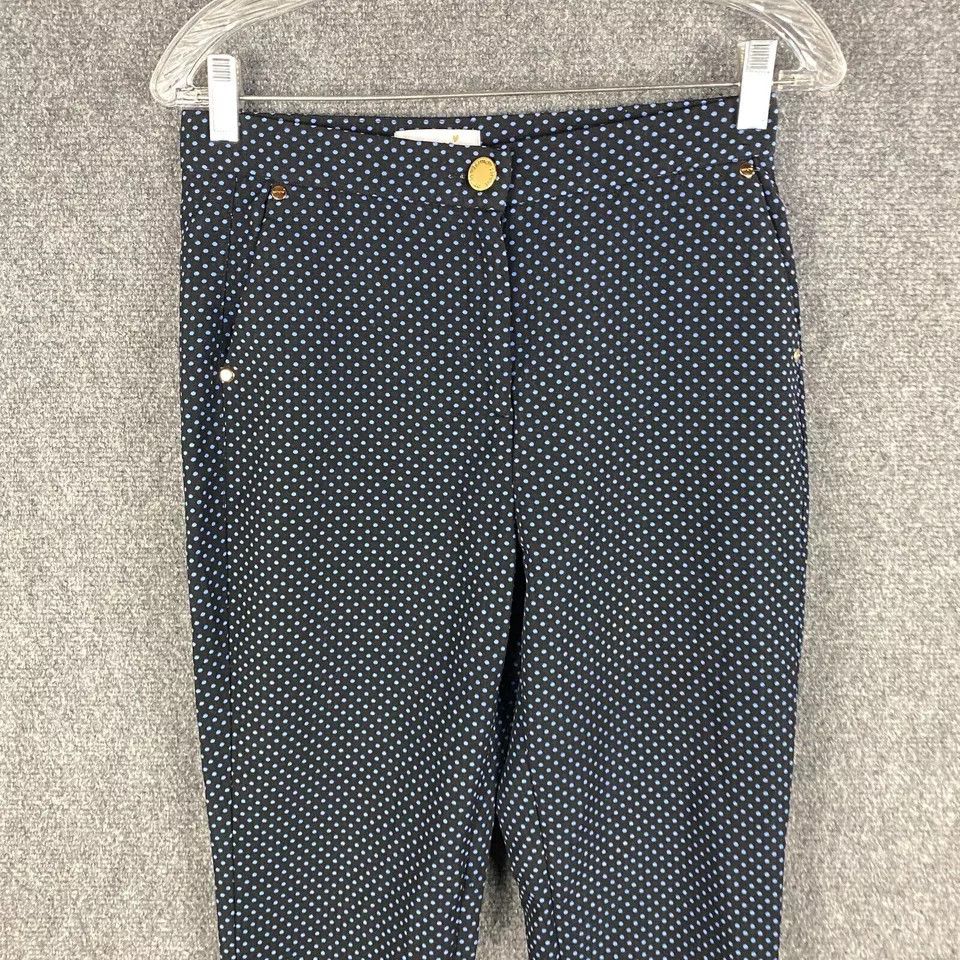 Other M&S Per Una Pants Women's 10 UK Regular Polka Dots Polyester Size 28" / US 6 / IT 42 - 2 Thumbnail