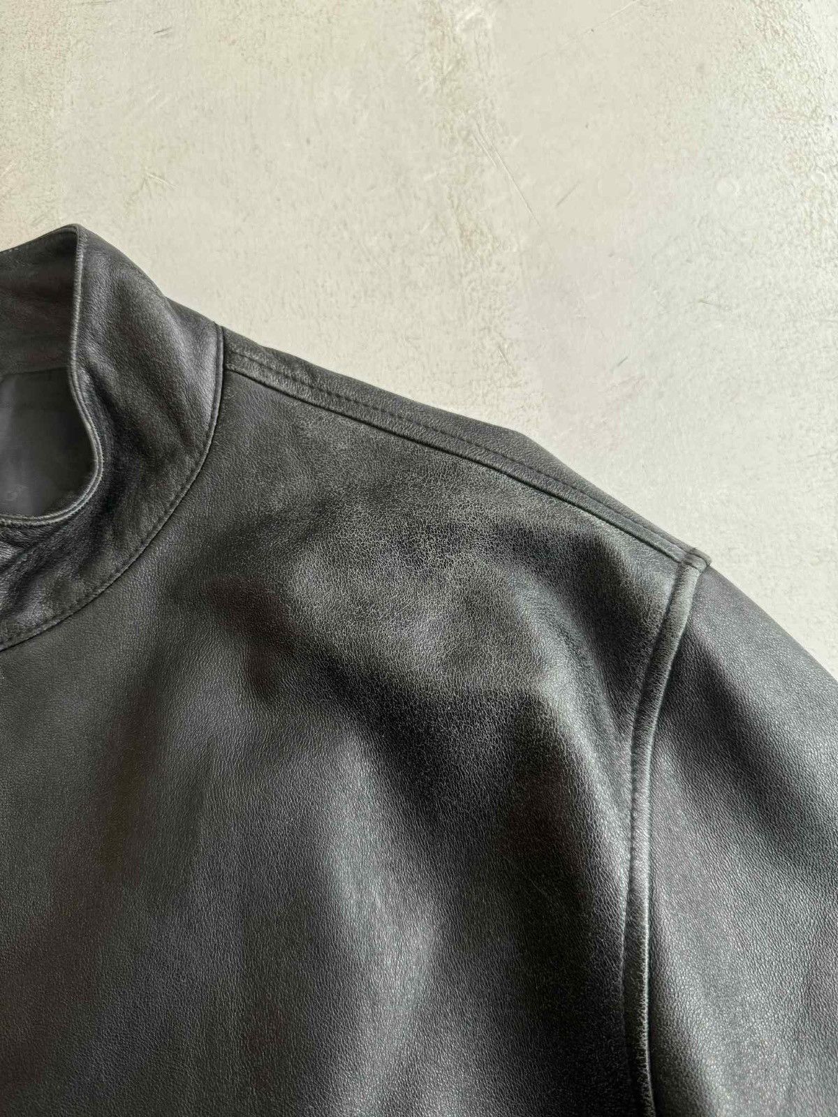 Balenciaga Balenciaga - Nicolas Ghesquiere Harrington Leather Jacket Size US XL / EU 56 / 4 - 10 Thumbnail