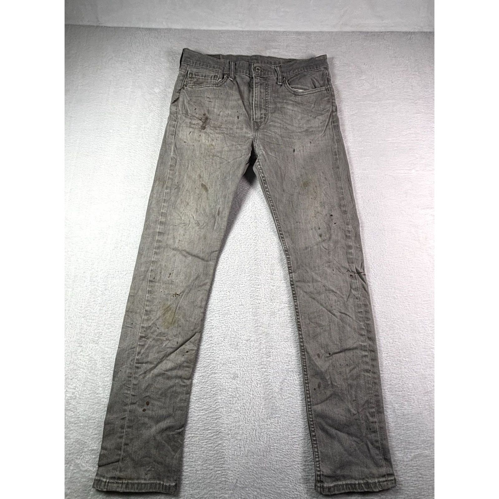 Levi's Levi's Jeans Men’s 32x32 Black Slim Straight Leg Distressed Outdoors 5-Pocket Denim Size US 32 / EU 48 - 2 Thumbnail