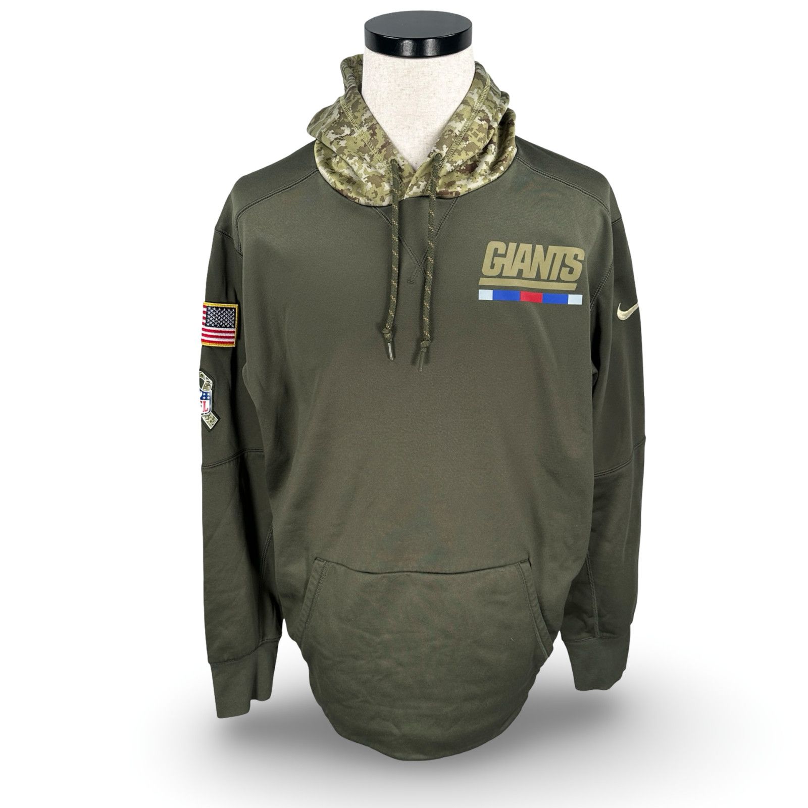 Nike Nike NFL New York Giants Salute Hoodie Men XL Green USA Size US XL / EU 56 / 4 - 1 Thumbnail