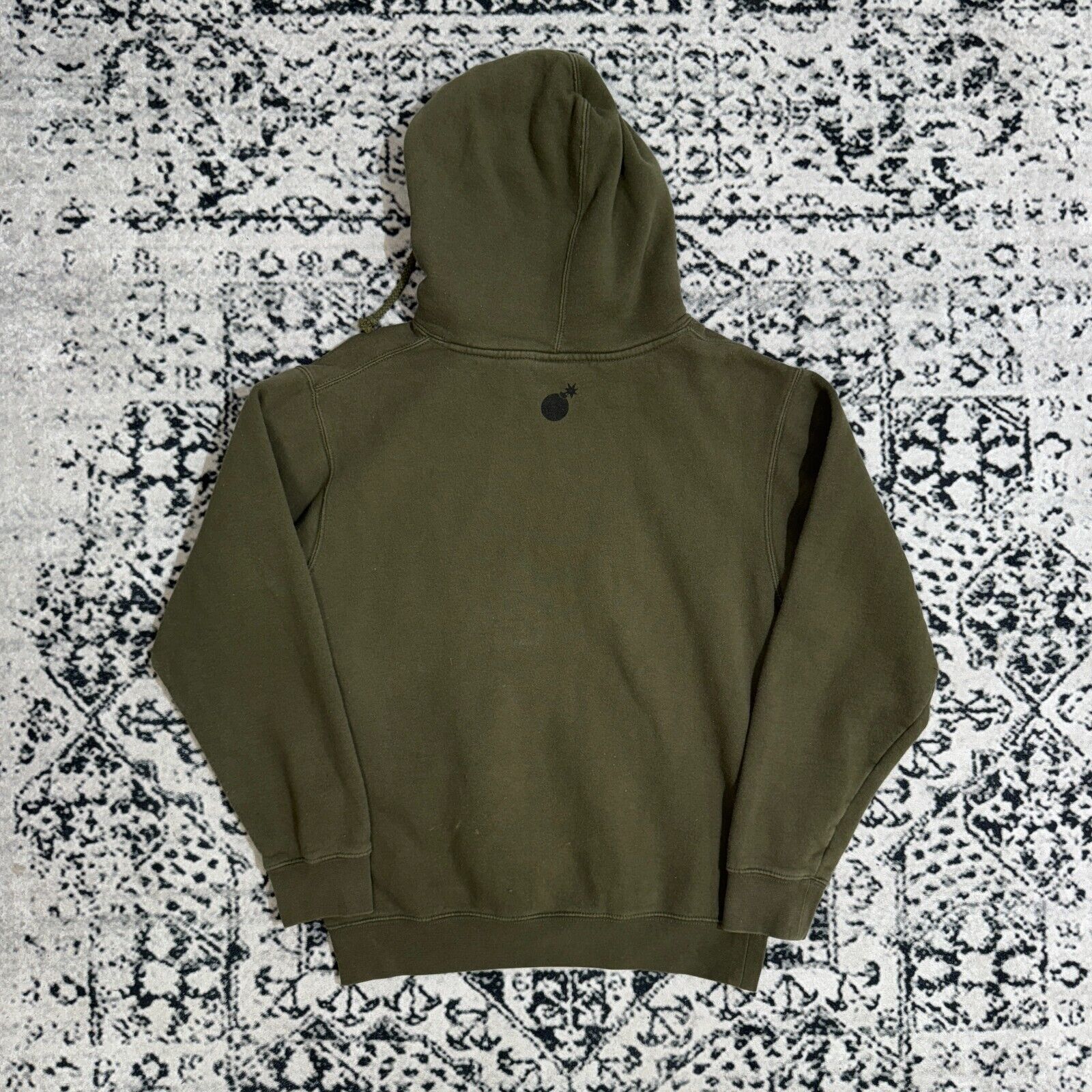 Vintage The Hundreds Unisex Green Army Bottle Cotton Hoodie Size S Size US S / EU 44-46 / 1 - 8 Thumbnail