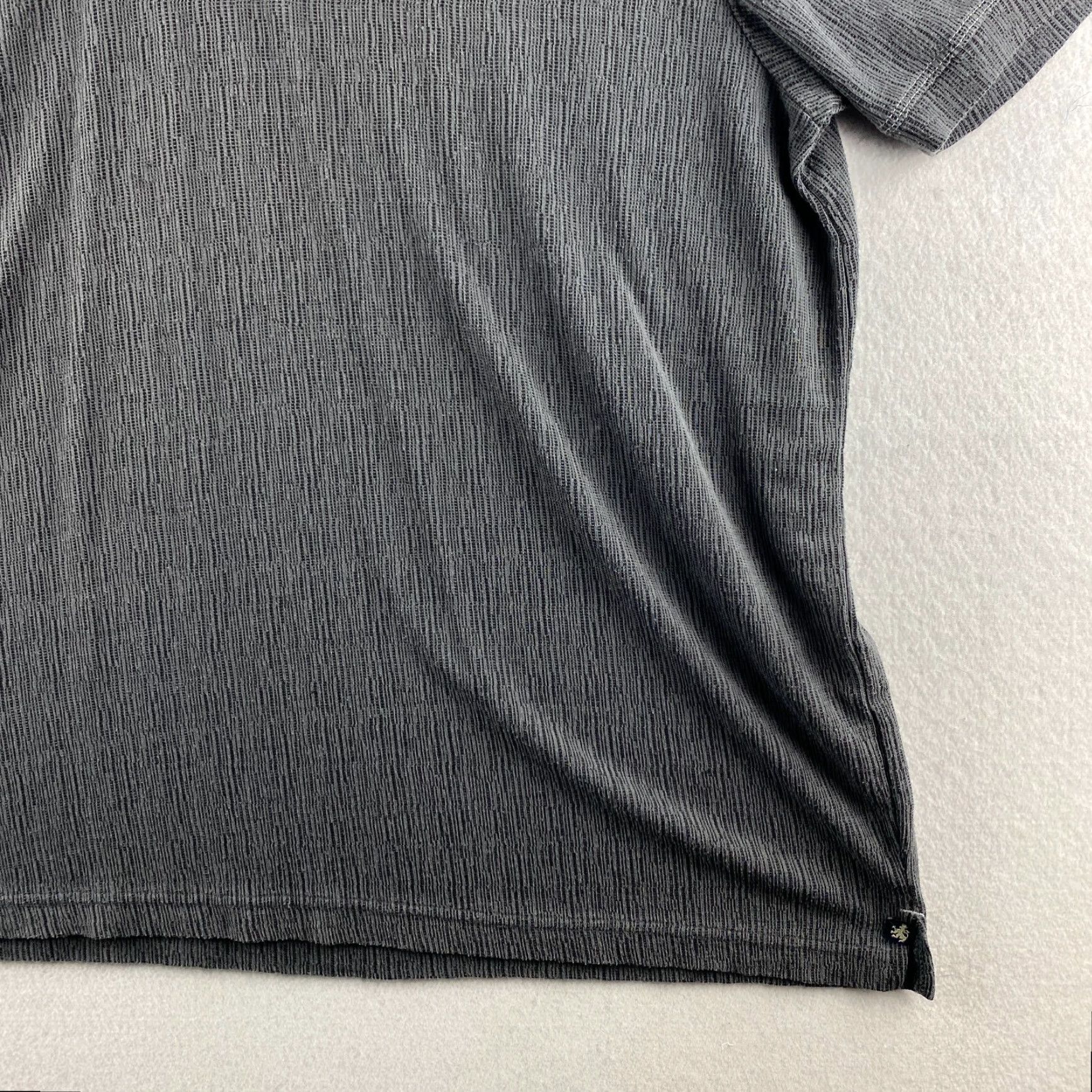 Nat Nast Nat Nast Polo Shirt Mens XL Gray Modal Collared Short Sleeve Casual Comfort Shirt Size US XL / EU 56 / 4 - 6 Thumbnail