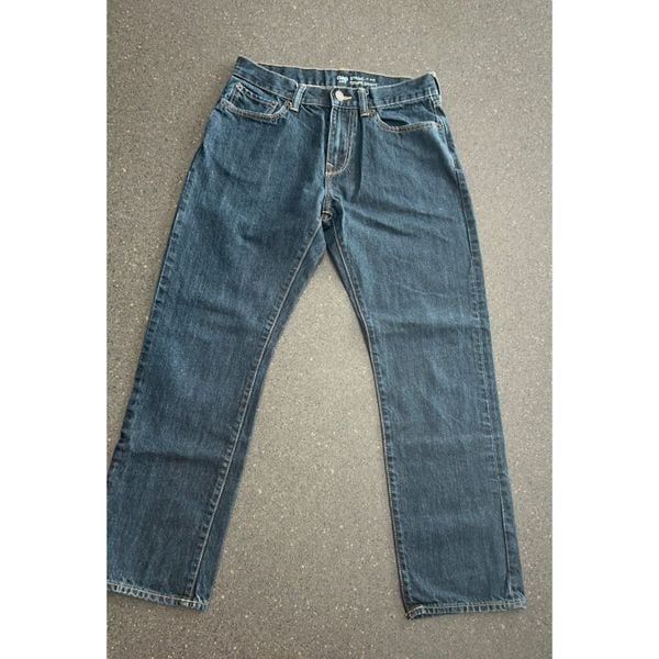 Gap Gap Blue Coupe Straight Fit Jeans Size 30x30 Size 30" / US 8 / IT 44 - 3 Thumbnail