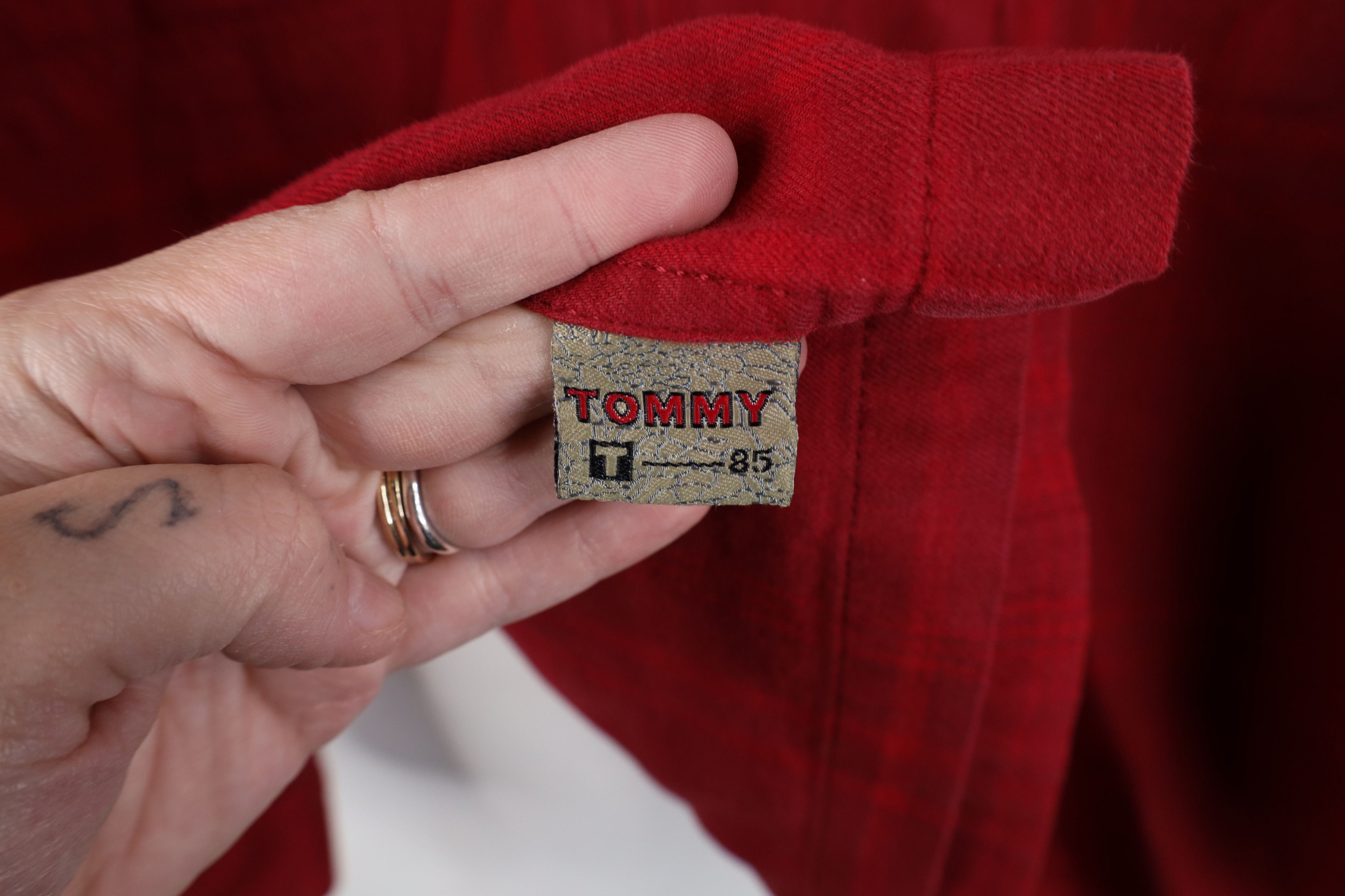 Tommy Hilfiger Vintage 90s Y2K Tommy Hilfiger Flannel Zip Shirt Jacket Size US L / EU 52-54 / 3 - 8 Thumbnail