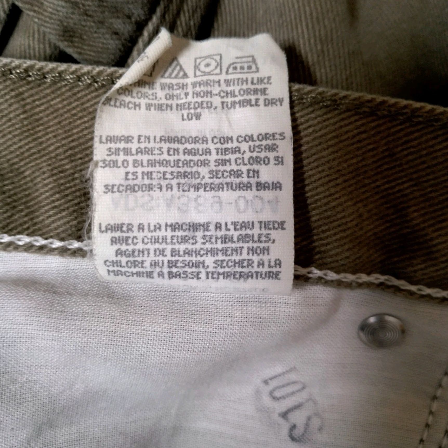 Wrangler VINTAGE Wrangler VF Jeanswear Carpenter Shorts Men's Regular 40 Army Green Denim 5-Pocket USA Size US 40 / EU 56 - 7 Thumbnail