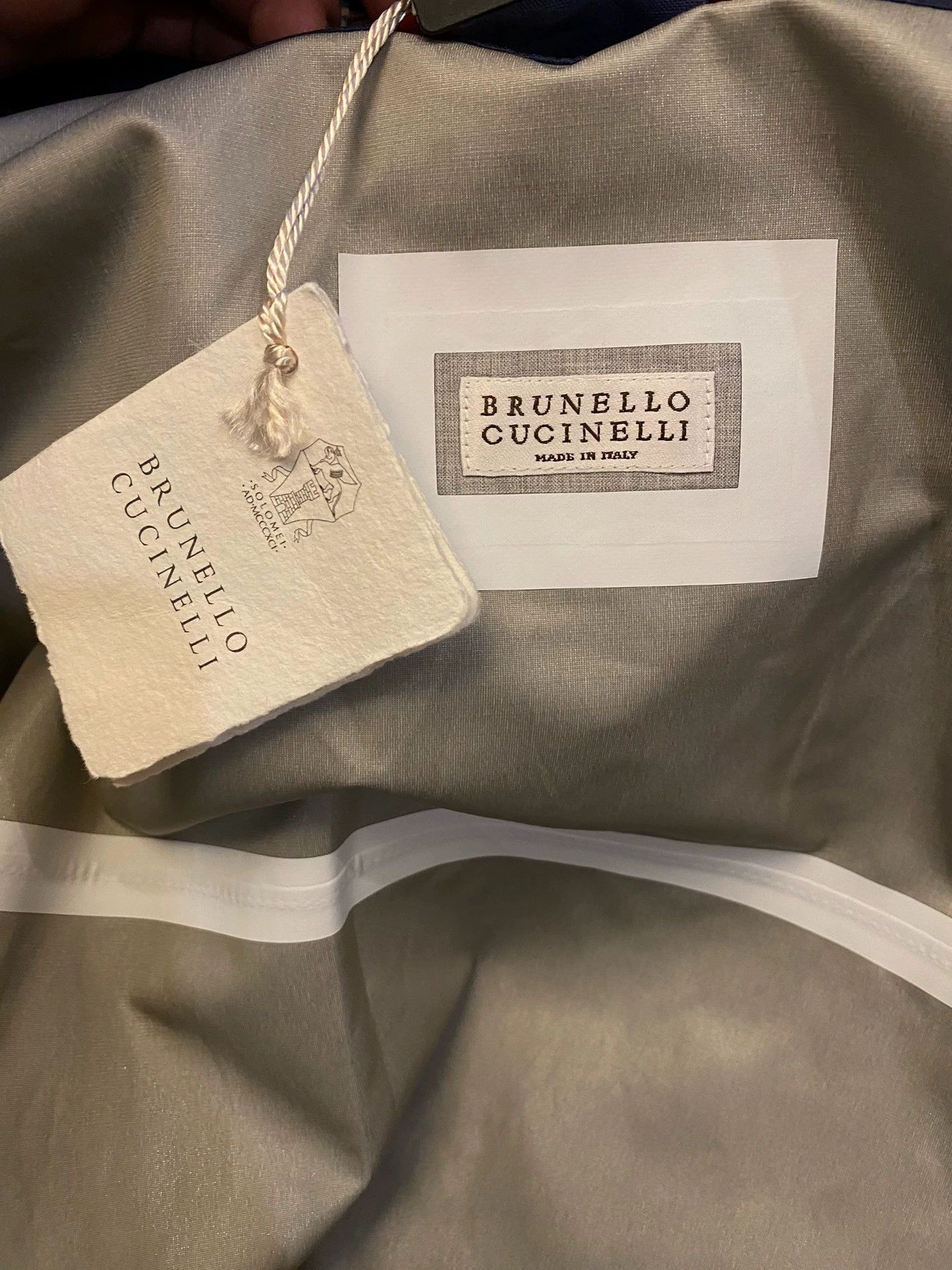 Brunello Cucinelli BC Waterproof Linen-Silk Windproof Jacket Italy 48 Size US M / EU 48-50 / 2 - 7 Thumbnail