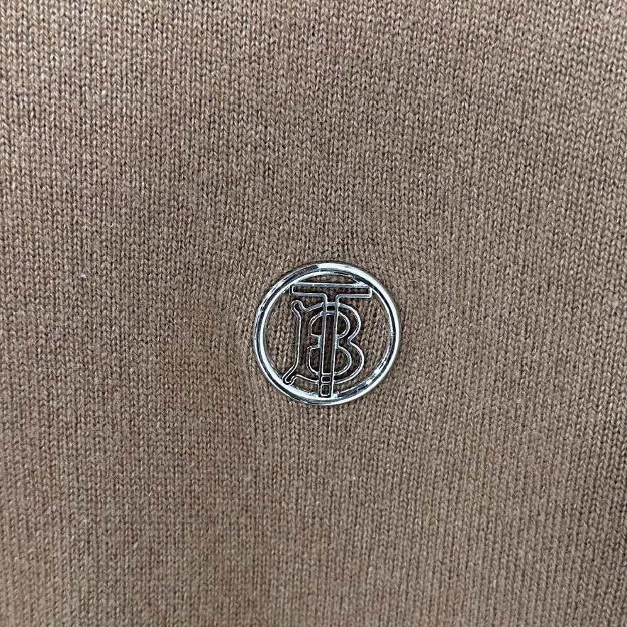Burberry BURBERRY camel cashmere knit sweater L Size US L / EU 52-54 / 3 - 6 Thumbnail