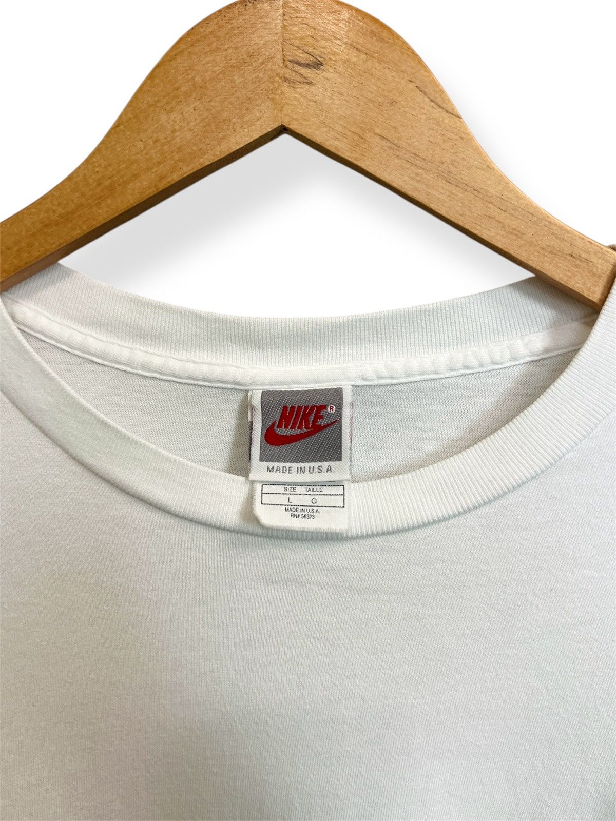 Nike Vintage 90s Nike Big Swoosh Fractal Art Shirt - Large Size US L / EU 52-54 / 3 - 3 Thumbnail