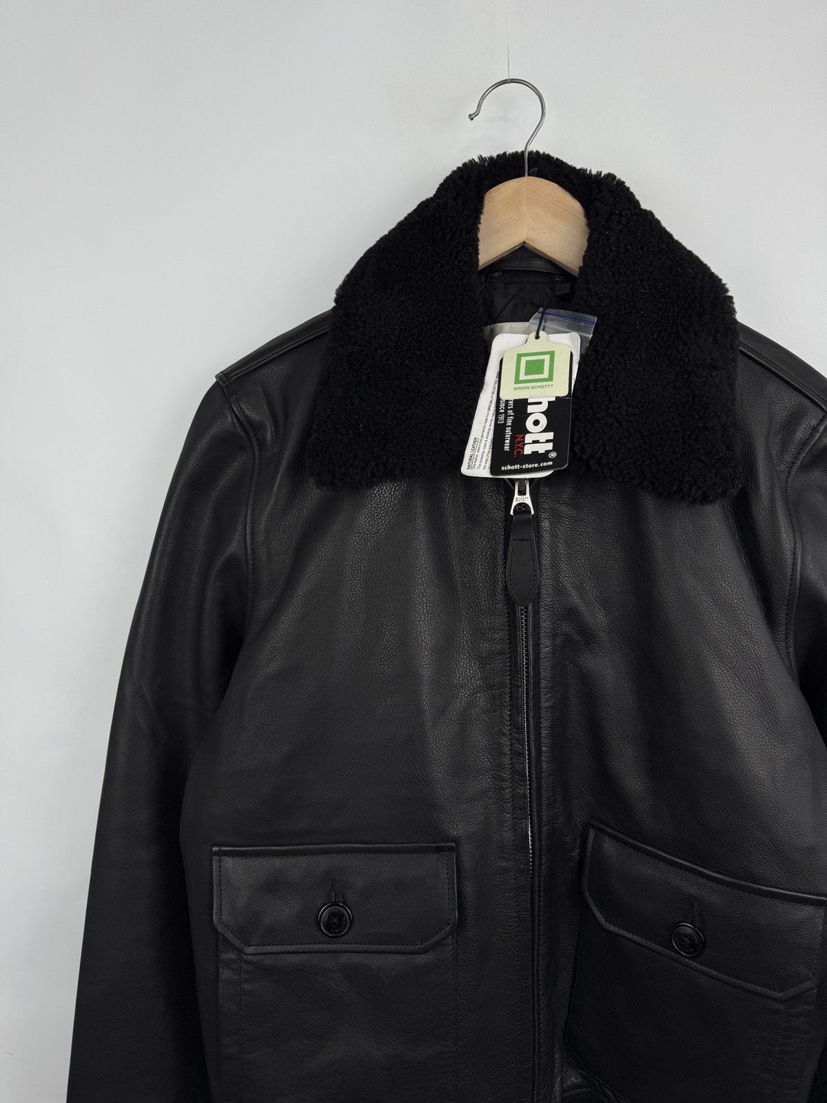 Schott 🇺🇸 NEW❗️Schott NYC A-2 Flight Cowhide Leather Jacket LCPANE Size US M / EU 48-50 / 2 - 3 Thumbnail