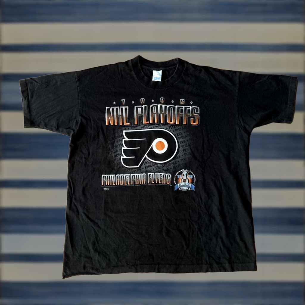 Salem Sportswear VINTAGE Philadelphia Flyers NHL Playoffs T-Shirt XL Salem Sportswear Size US XL / EU 56 / 4 - 1 Thumbnail