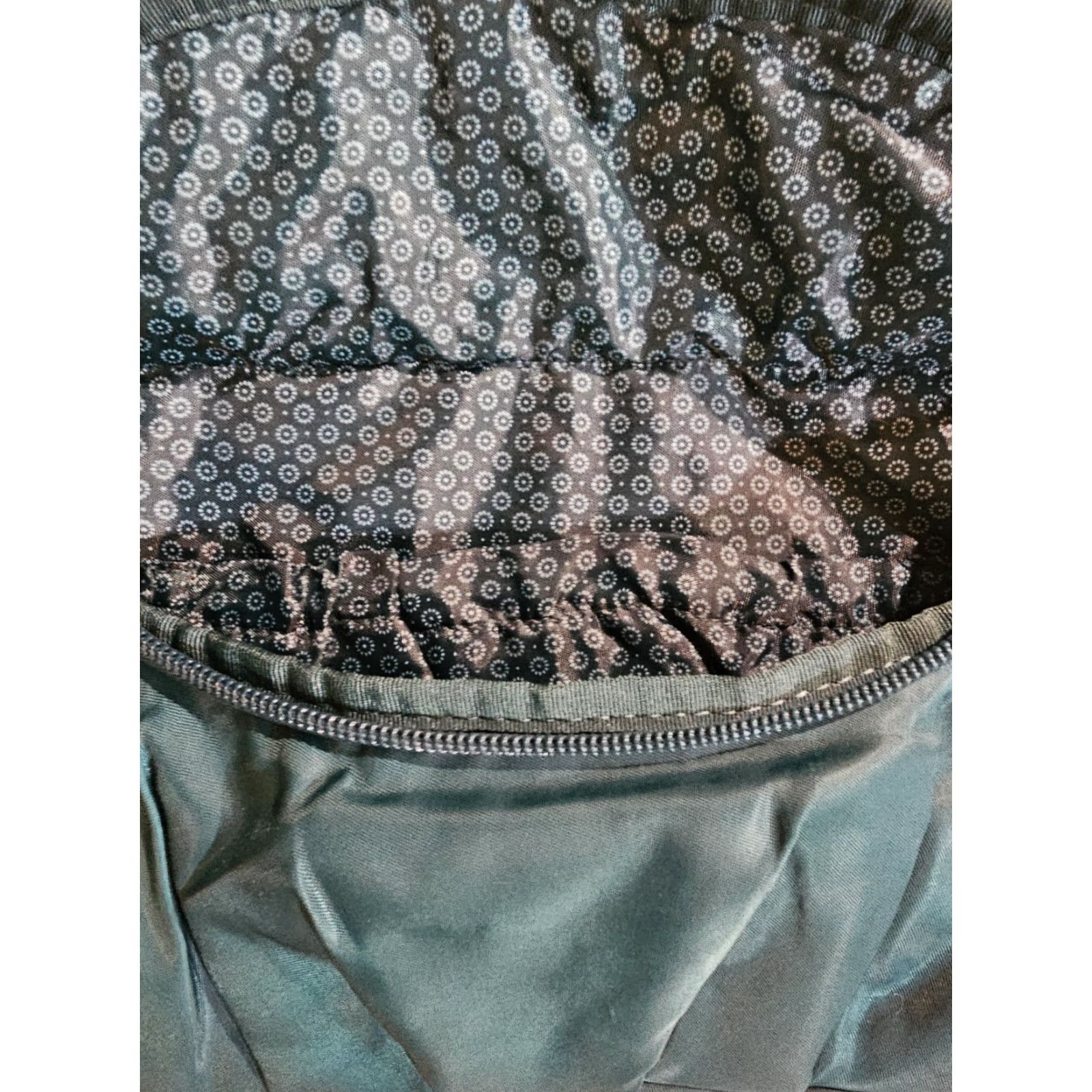 Vintage Lug Classic Mamba Crossbody Bag Blue Green Quilted Nylon Travel Purse Organized - Womens, Small, Crossbody, Navy? Size ONE SIZE - 7 Thumbnail