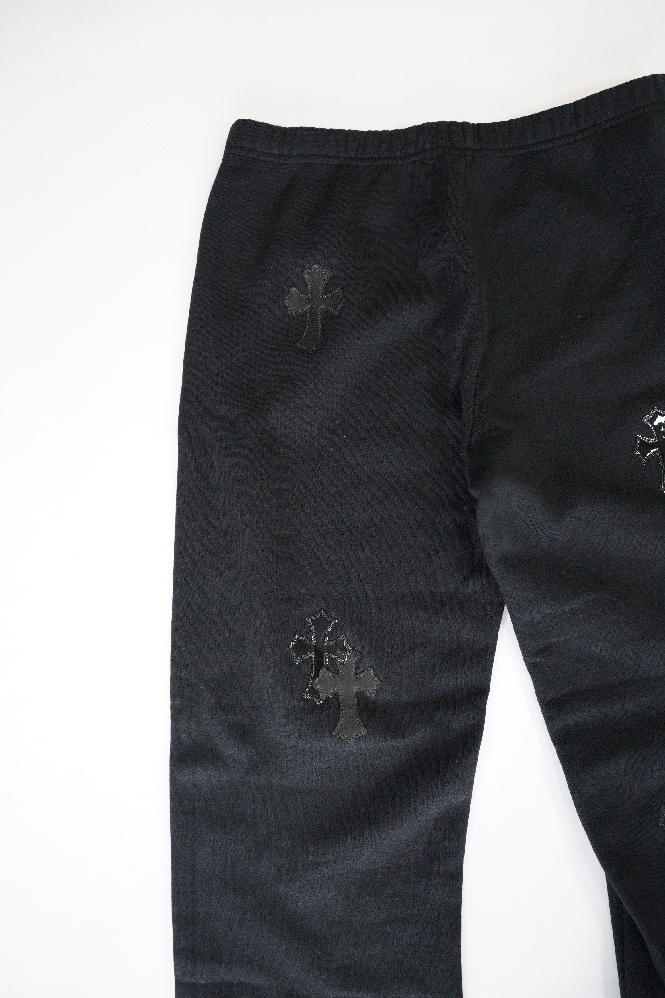 Chrome Hearts Chrome Hearts Black Cross Patch Sweatpants Size US 32 / EU 48 - 7 Thumbnail
