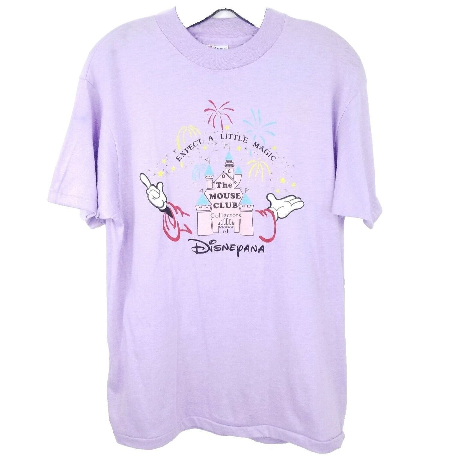 Hanes Mouse Club Collectors Of Disneyana T Shirt L Vintage 80s Size US L / EU 52-54 / 3 - 2 Thumbnail