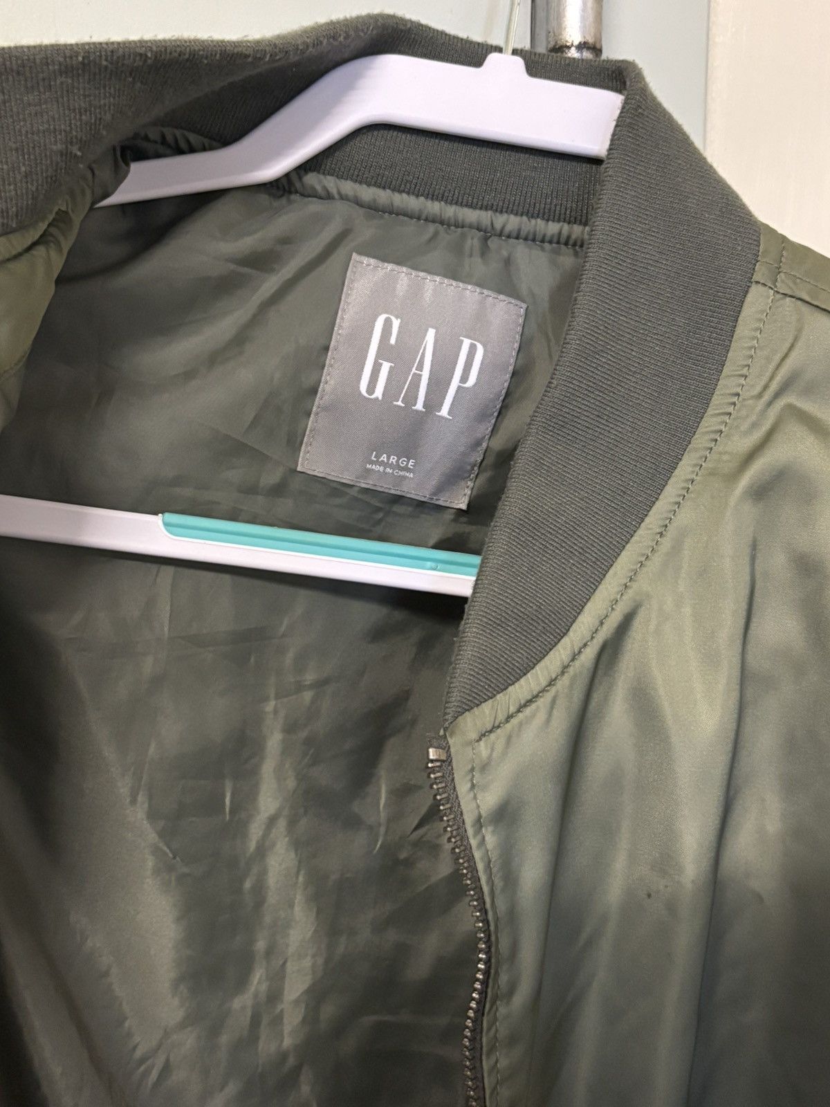 Gap × Vintage Gap men’s vintage green bomber Size US L / EU 52-54 / 3 - 2 Thumbnail