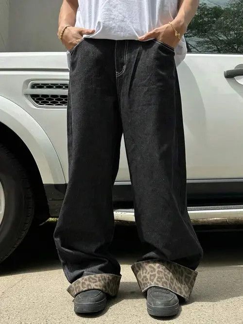 Jean RETRO VINTAGE Y2K baggy jeans pants Size US 32 / EU 48 - 3 Thumbnail