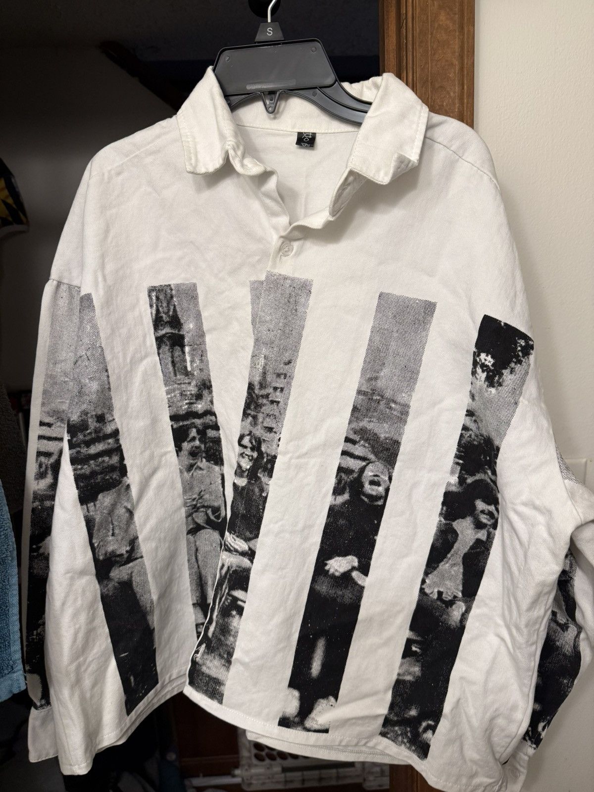 Vintage Vintage cropped graphic long sleeve button up gv gallery Size US M / EU 48-50 / 2 - 1 Thumbnail
