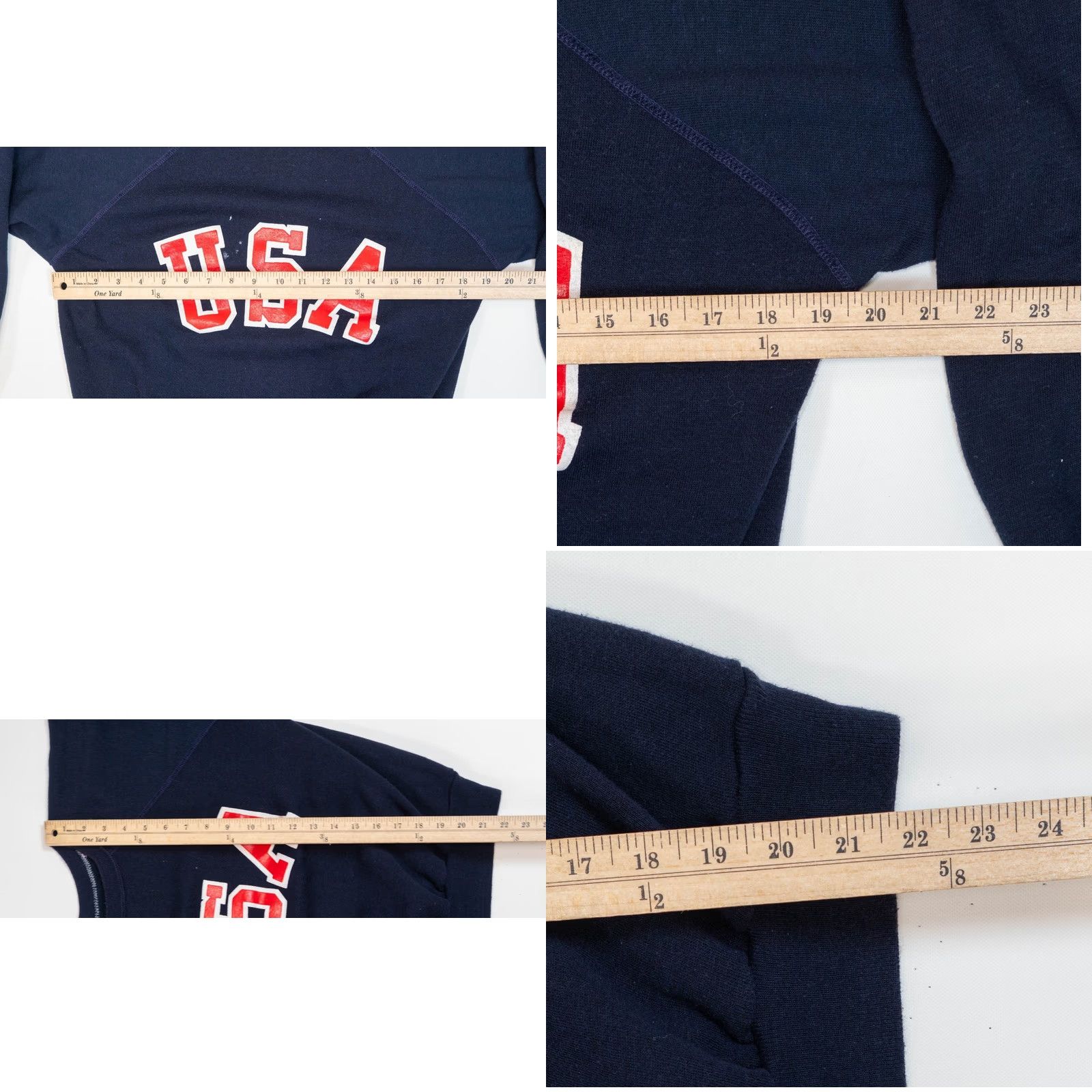 Vintage VINTAGE Pannill Sweatshirt Women M Blue 80s USA Crew Neck Pullover Satin Cotton Blend Regular Size Size M / US 6-8 / IT 42-44 - 8 Thumbnail