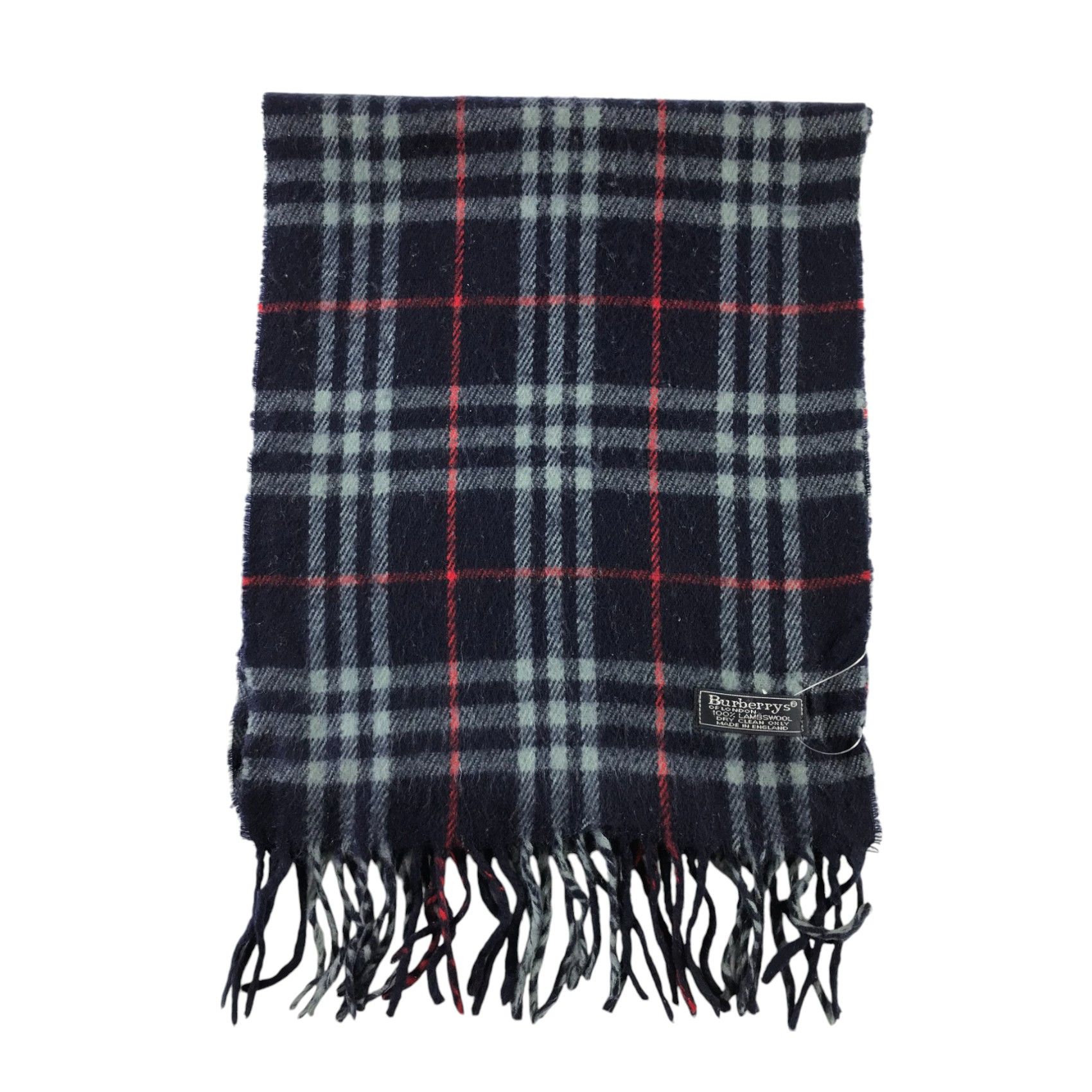 Burberry × Vintage Burberry Scarf / Muffler / Neckwear - WW1874 Size ONE SIZE - 2 Thumbnail