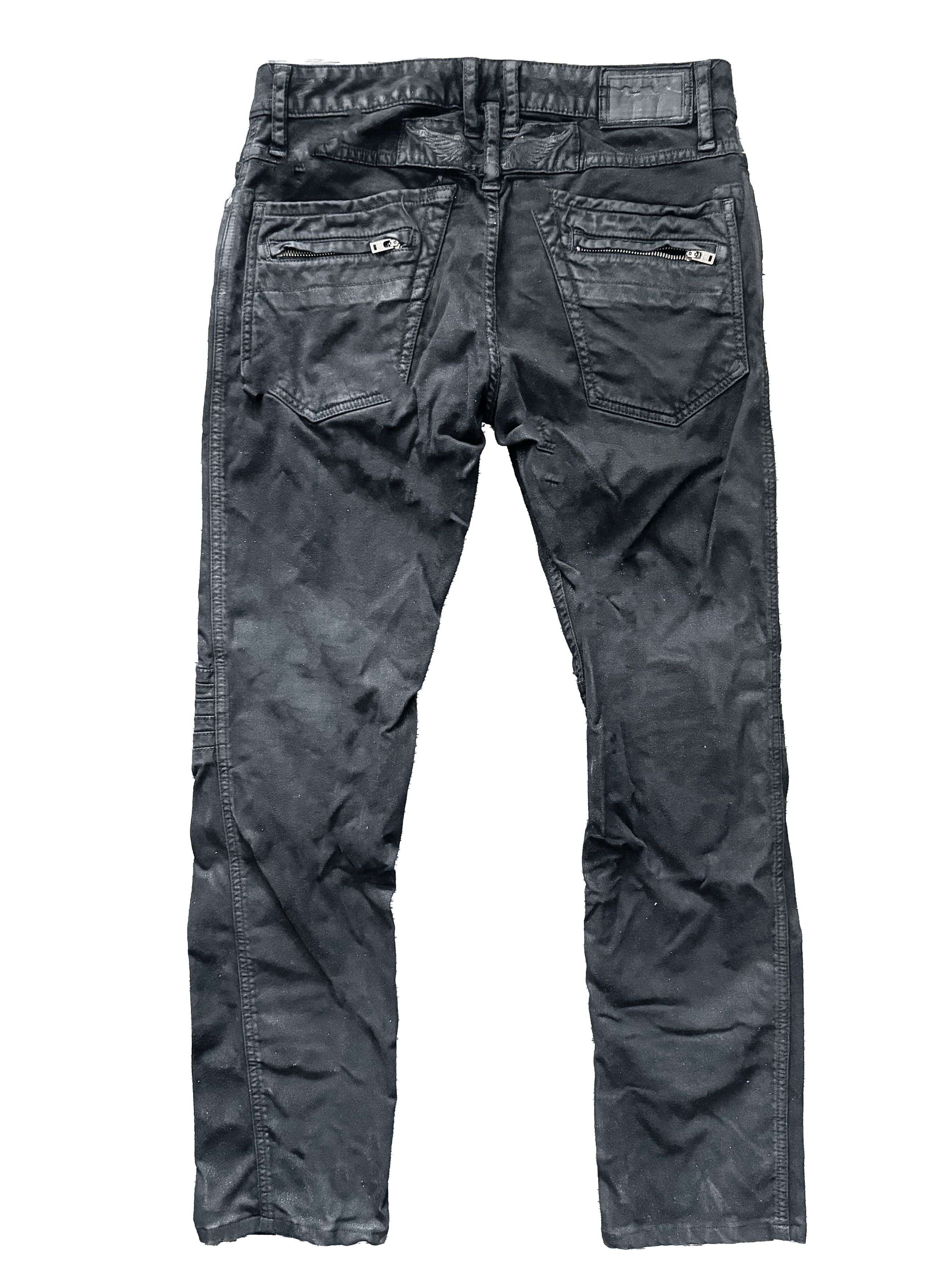 Robins Jeans ROBINS JEANS "MOTARD" ZIP PLEATED KNEE SIZE 30 Size US 30 / EU 46 - 2 Thumbnail