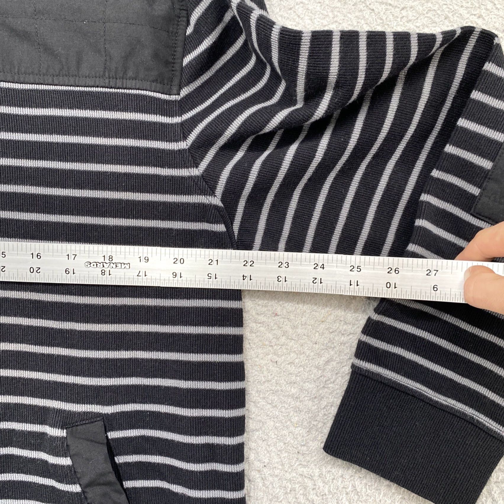 Vintage INC International Concepts Full Zip Hooded Striped Sweatshirt Jacket Women’s XL Black Women’s XL Hooded Striped Sweatshirt Jacket Size XL / US 12-14 / IT 48-50 - 5 Thumbnail