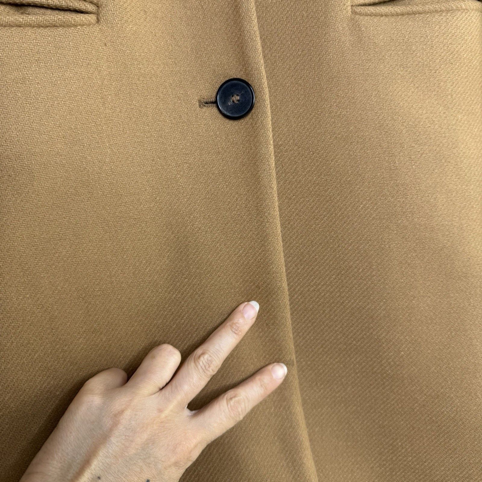 Zara Zara Women Lapel Collar Overcoat Size XS Brown Single Breast Size XS / US 0-2 / IT 36-38 - 7 Thumbnail