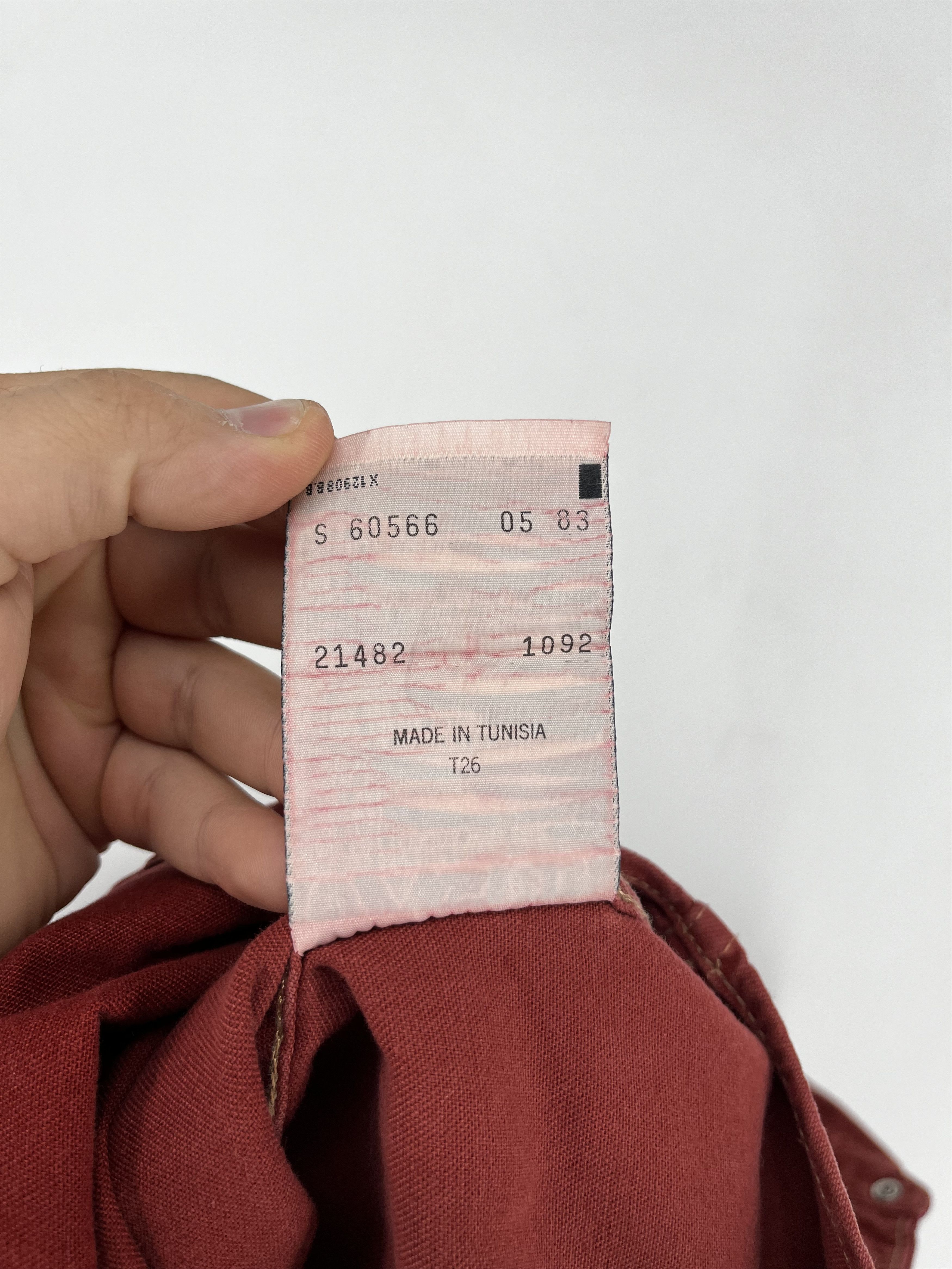 Levi's Vintage Clothing × Vintage Vintage 90s Levi’sLevi’s White Red Jacket Size US S / EU 44-46 / 1 - 13 Thumbnail