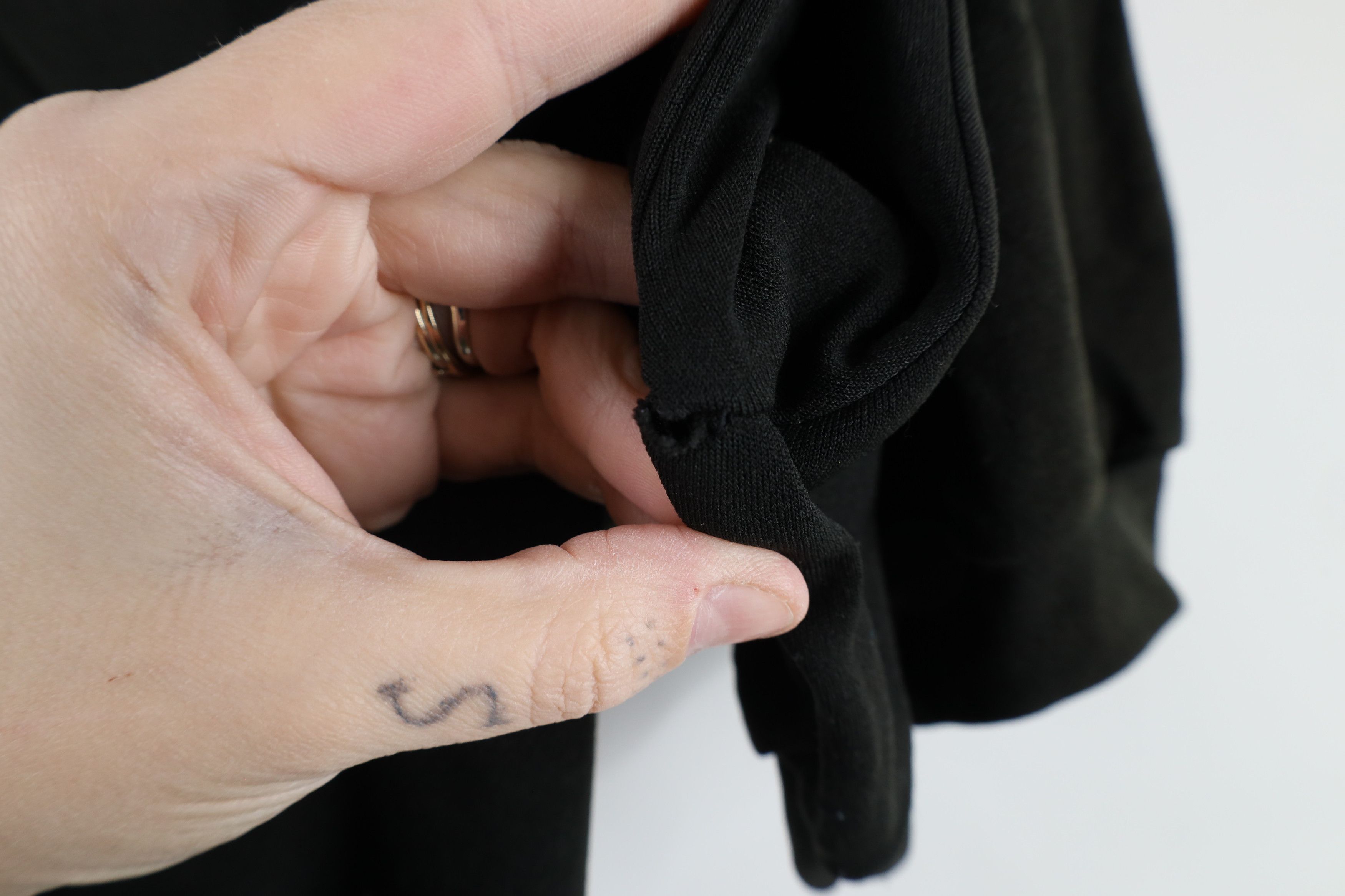 Vintage Vintage 60s 70s Streetwear Distressed Polo Shirt Black USA Size L / US 10 / IT 46 - 7 Thumbnail