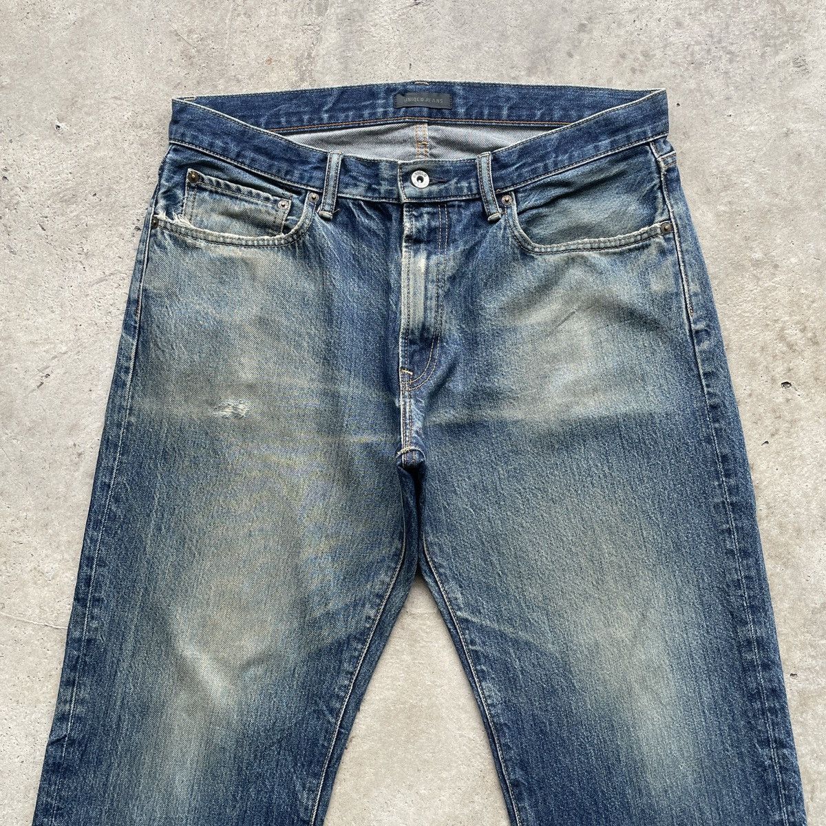 Japanese Brand Vintage Japanese Brand Mud Wash Jeans Faded Denim Pants W36 Size US 36 / EU 52 - 3 Thumbnail