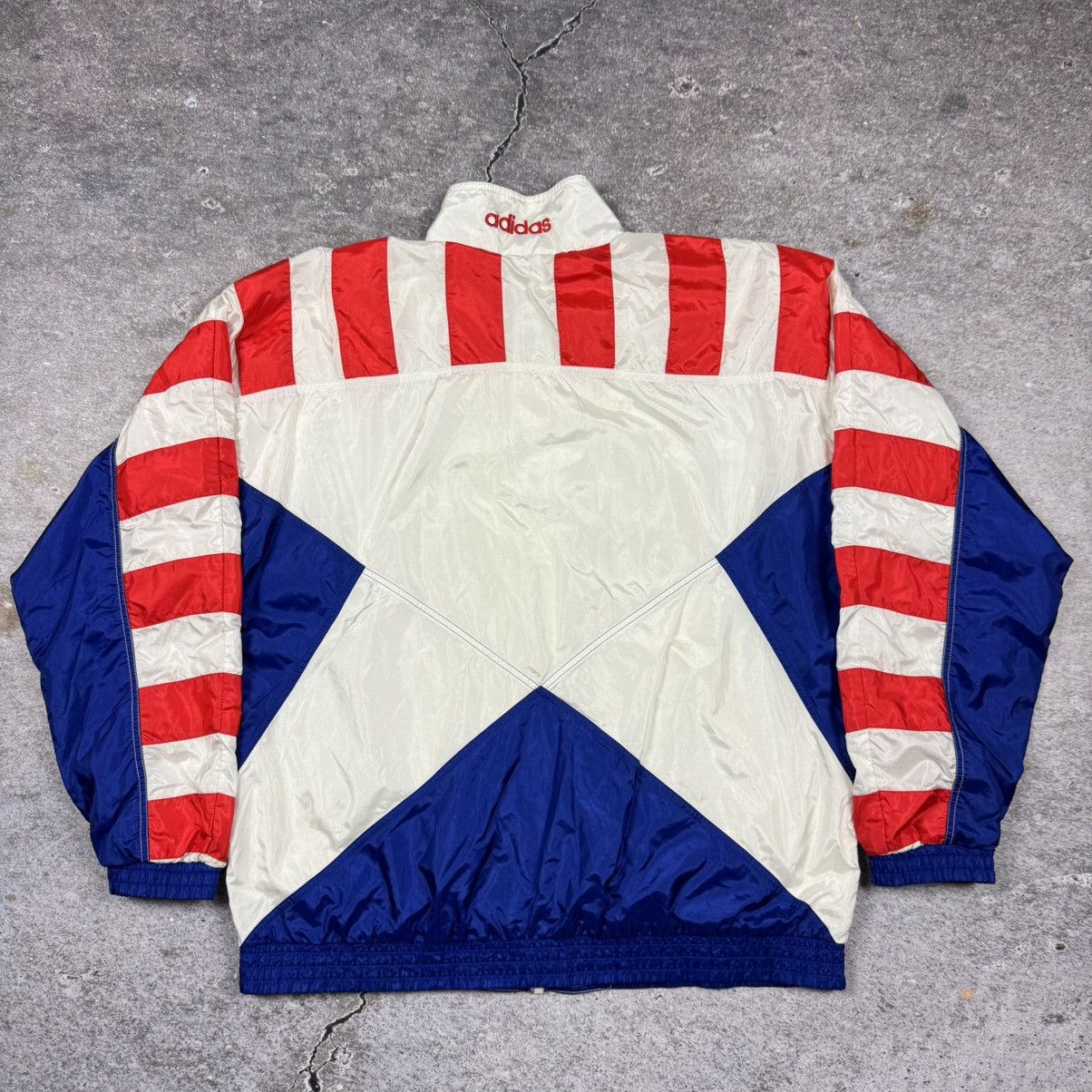 Adidas Rare Vintage 90s Adidas "All Nations" Windbreaker - XL Size US XL / EU 56 / 4 - 2 Thumbnail