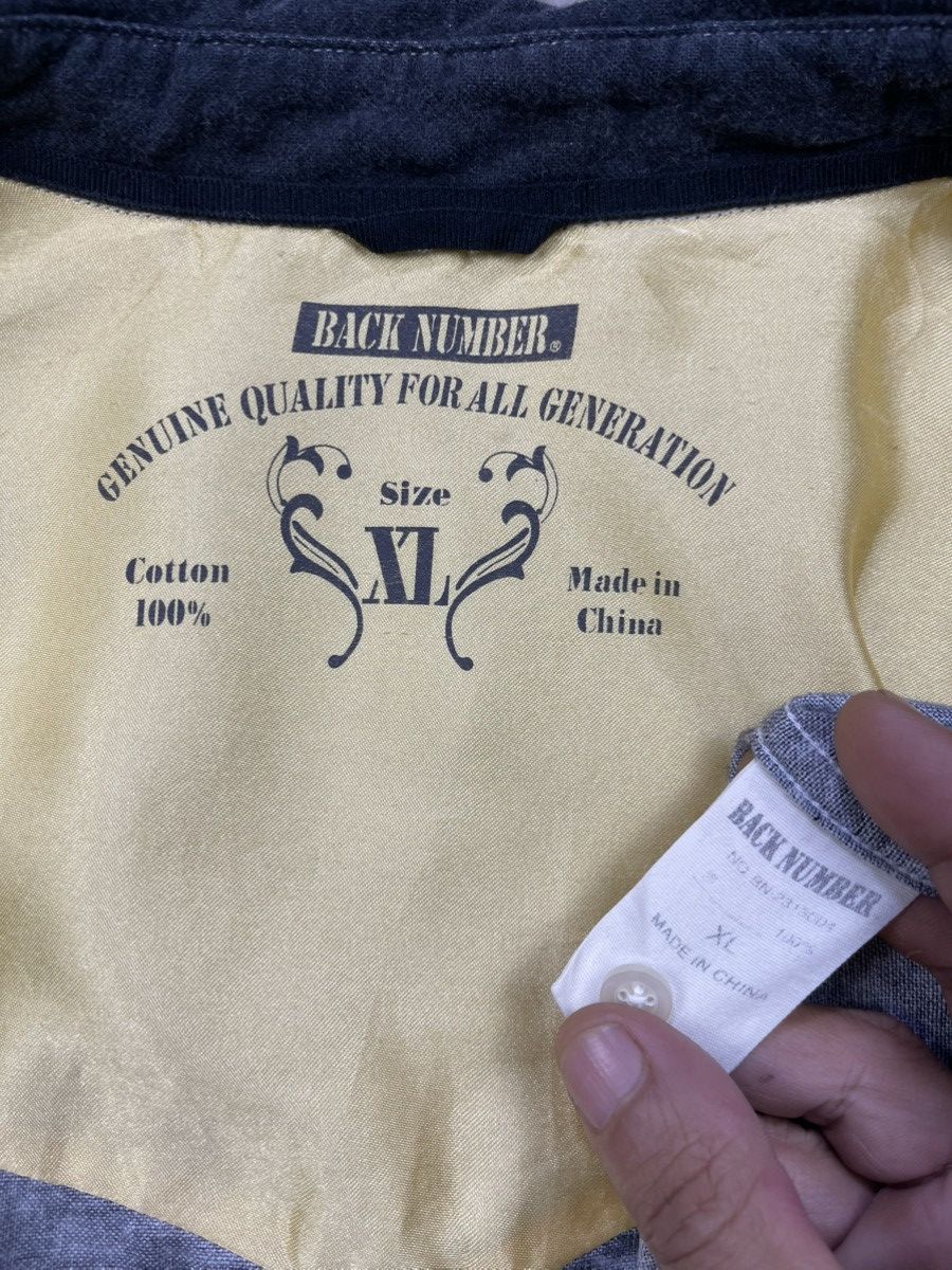 Japanese Brand Back Number Double Layer Western Shirt Size US L / EU 52-54 / 3 - 11 Thumbnail