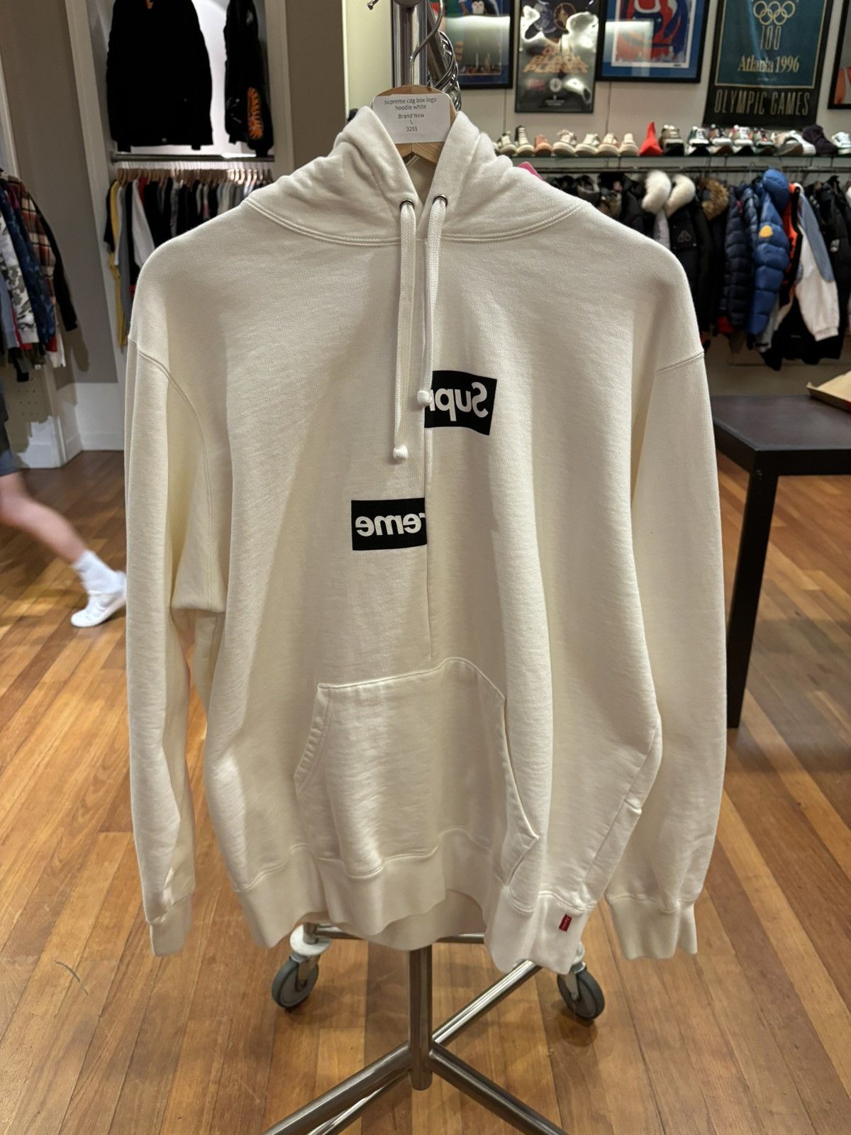 Comme des Garcons Supreme Supreme x CDG Box Logo Hoodie Grailed