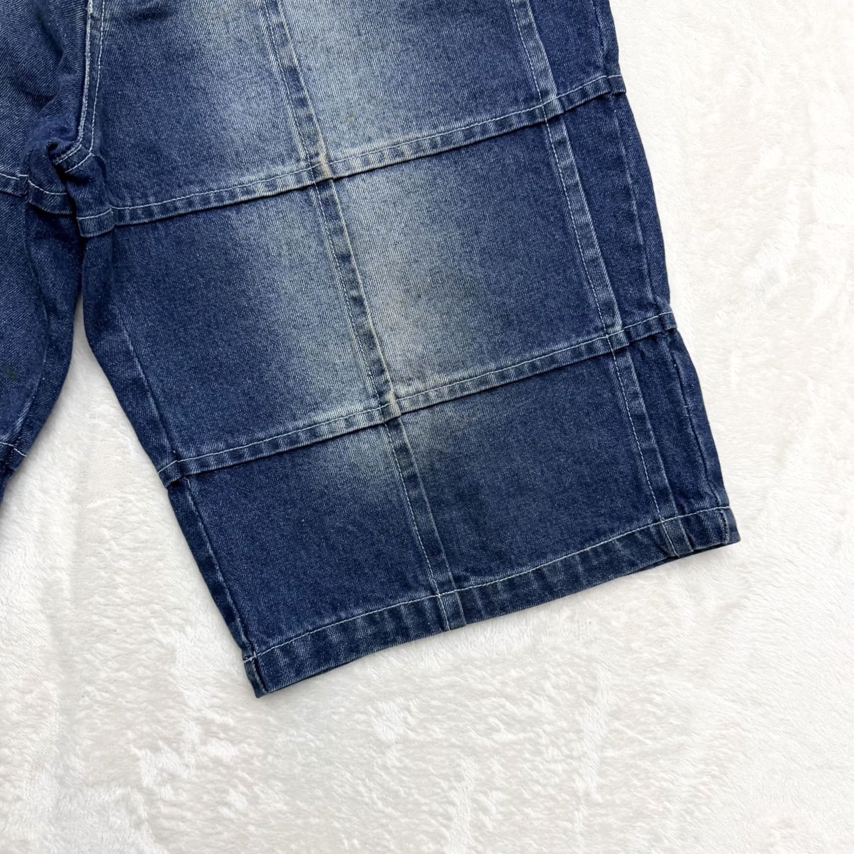 Denime VINTAGE O.X Jackpot Denim Jorts Bermuda Shorts Mens 36 Blue Ramie Cotton Relaxed Baggy Pocketed 90s 00s KS Size US 36 / EU 52 - 3 Thumbnail