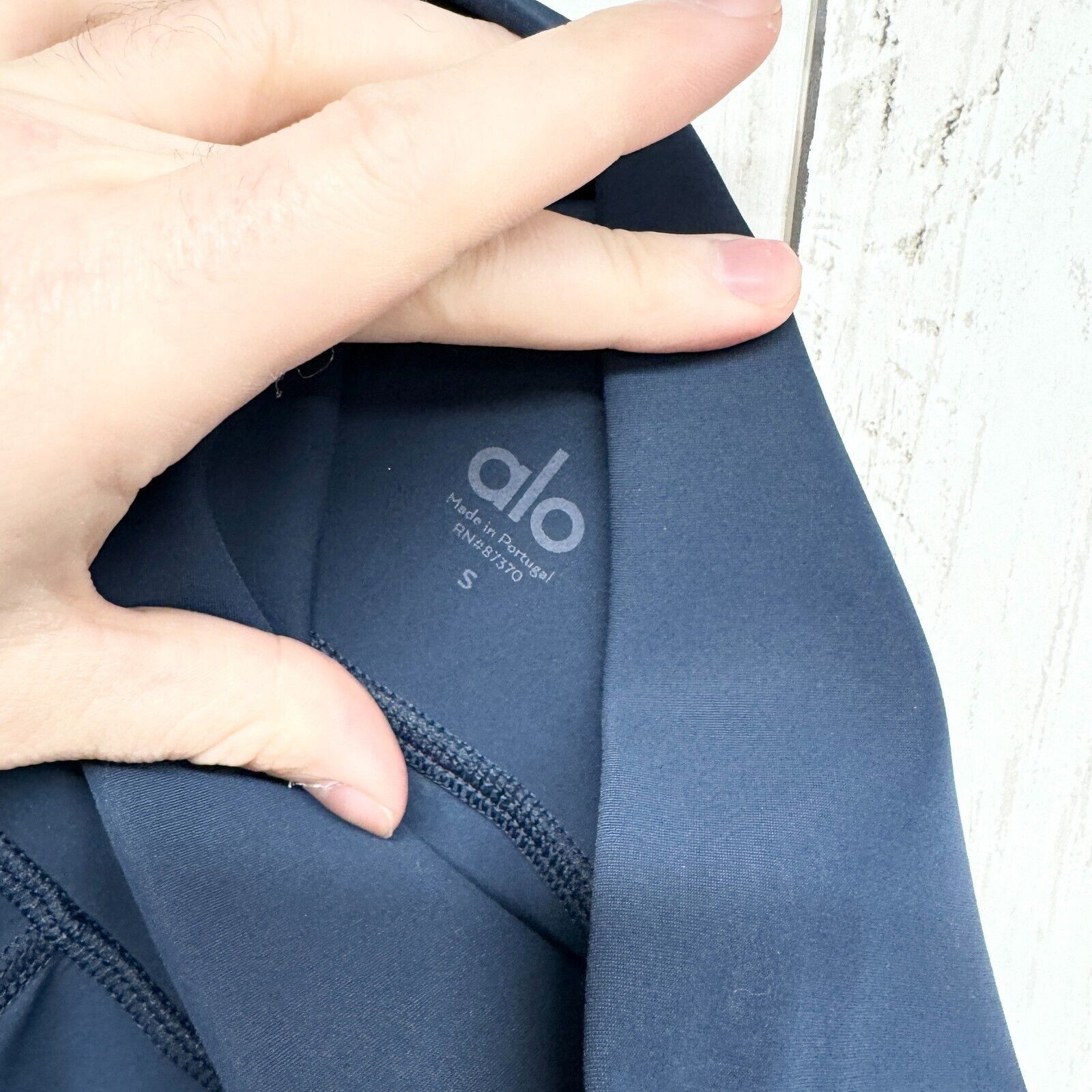 Alo ALO Yoga Ripped Warrior Leggings Small Blue High Waist Size 28" / US 6 / IT 42 - 2 Thumbnail