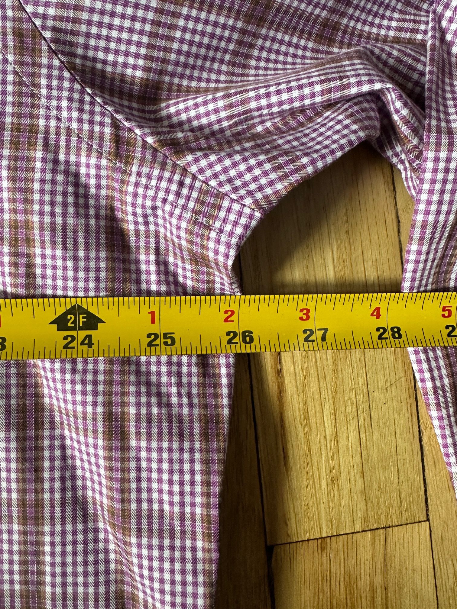 Peter Millar Peter Millar Dress Shirt Men’s XL Red Purple Plaid Cotton Size US XL / EU 56 / 4 - 6 Thumbnail