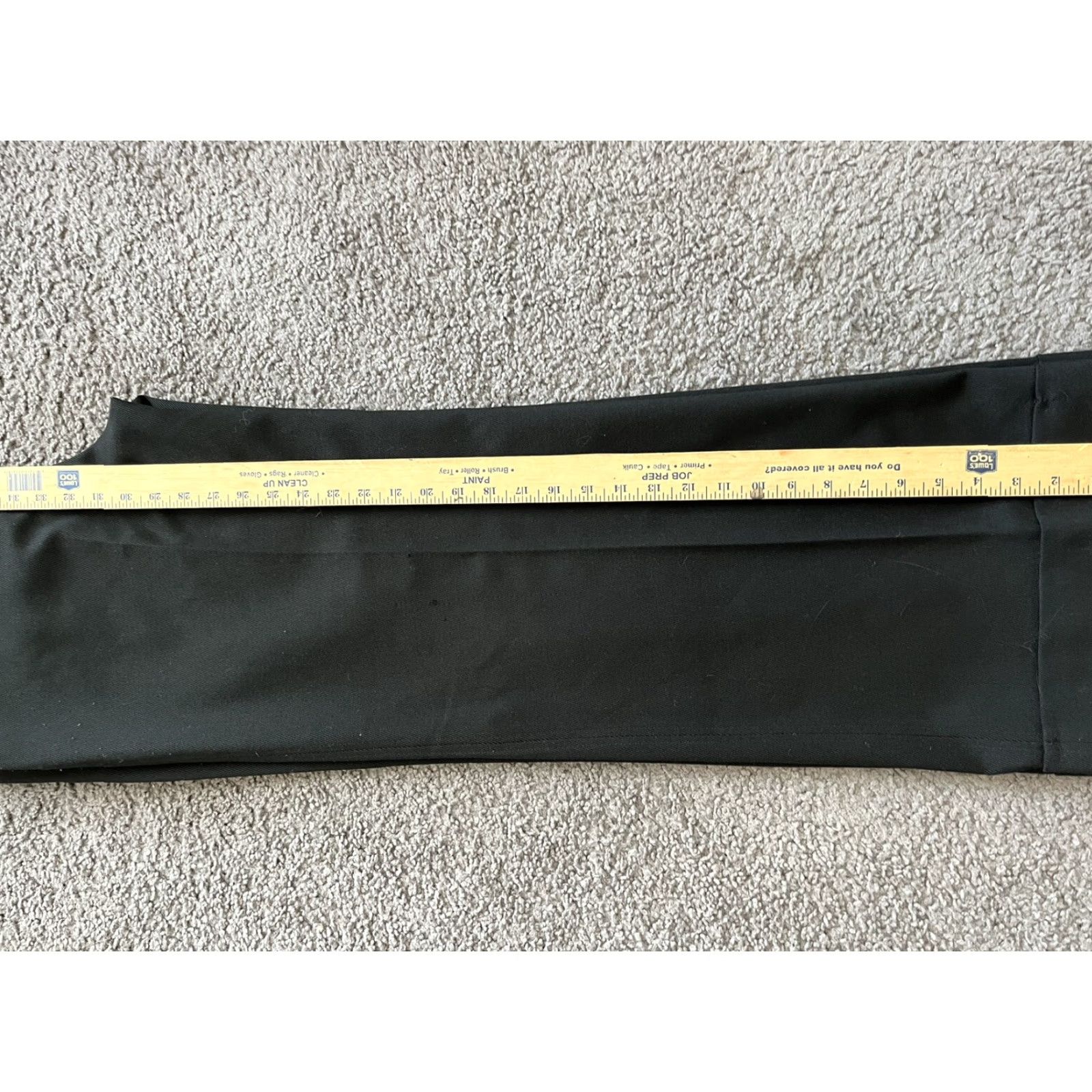 Express VINTAGE EXPRESS Wool Blend Dress Pants Sits at Waist 10 Regular Straight Leg Women Size 10 Black Size 32" / US 10 / IT 46 - 6 Thumbnail
