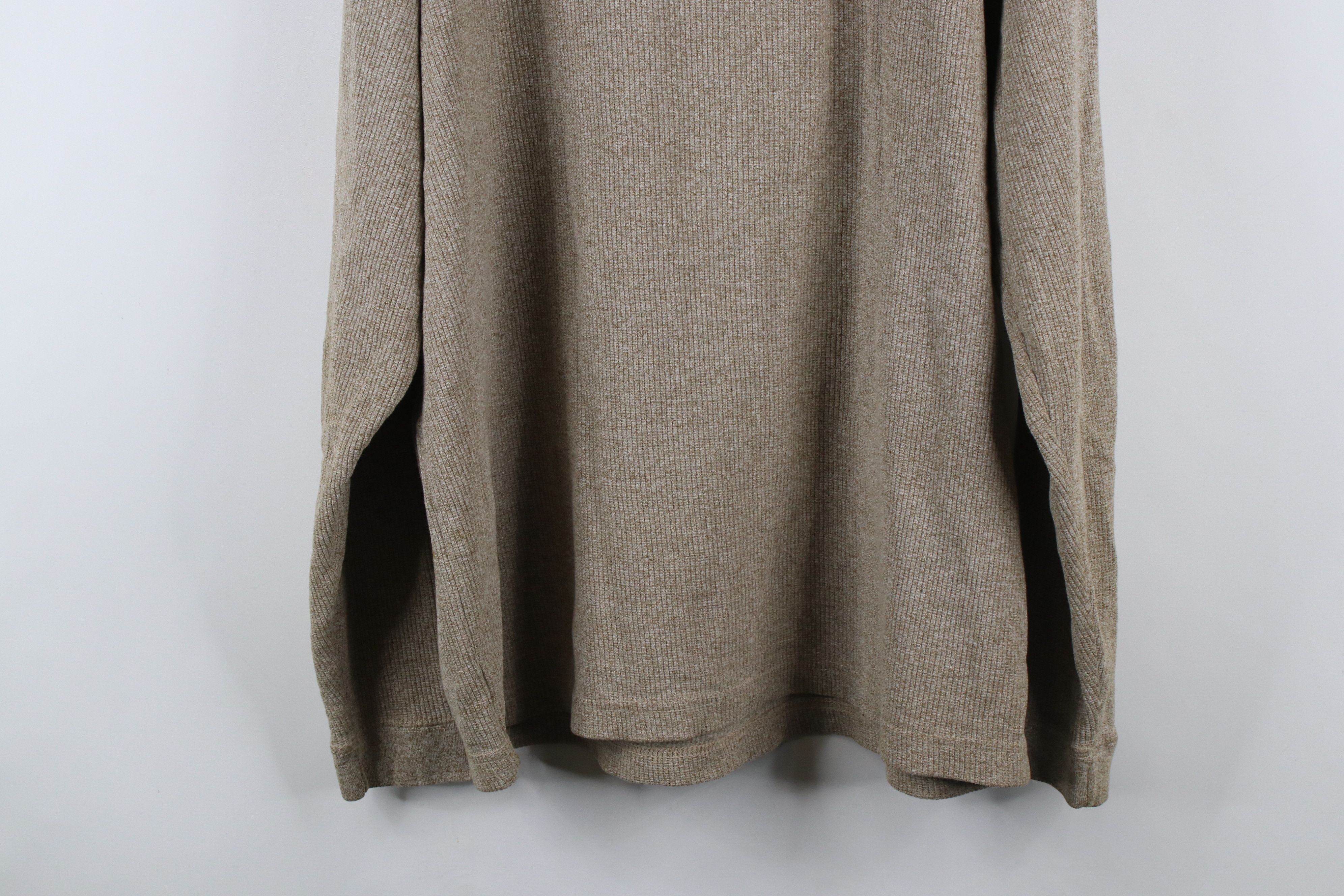 Vintage Vintage 90s Streetwear Thermal Ribbed Knit Henley T-Shirt Size US XL / EU 56 / 4 - 10 Thumbnail