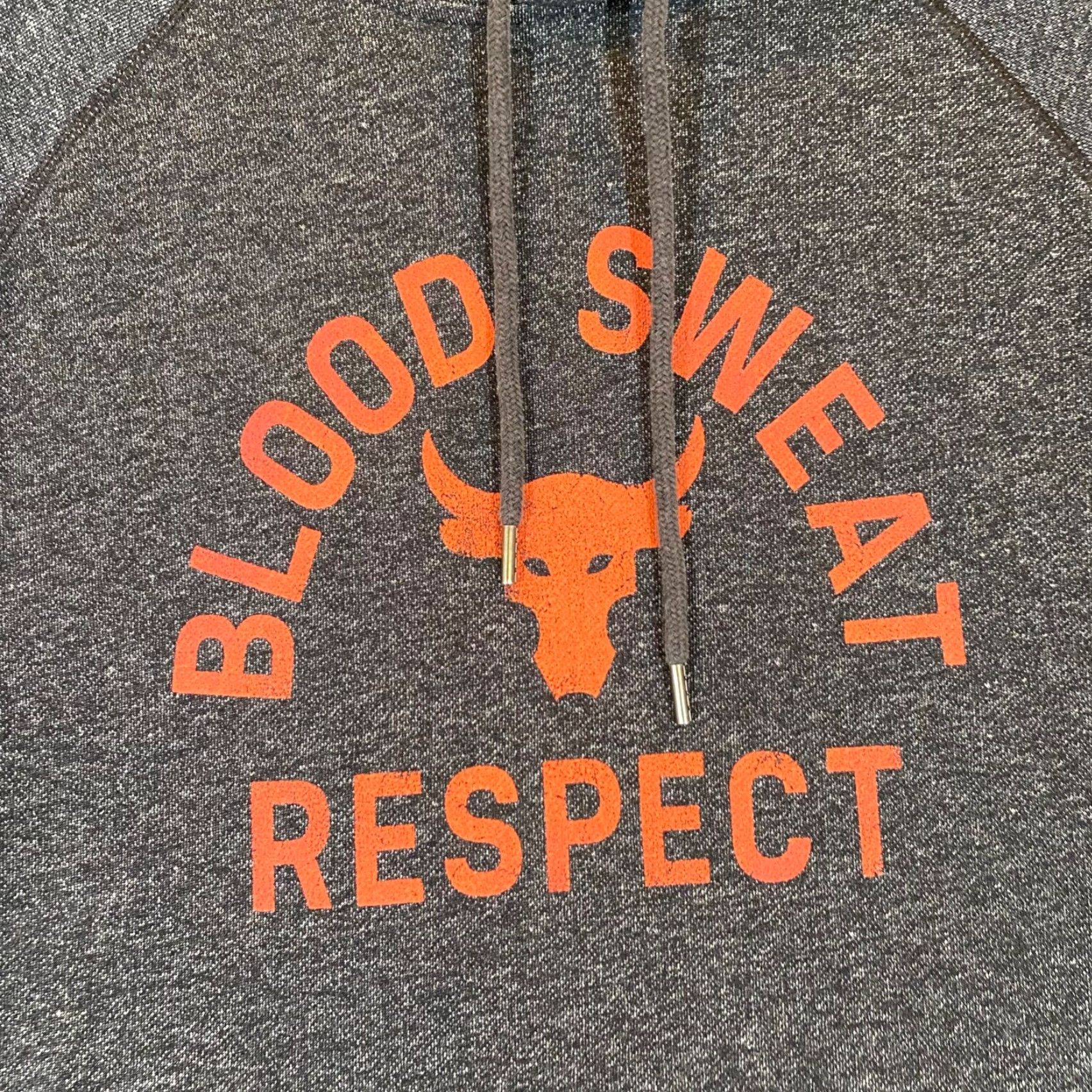 Under Armour Under Armour Project Rock Short Sleeve Hoodie Mens Large Blood Sweat Respect Shirt Size US L / EU 52-54 / 3 - 3 Thumbnail