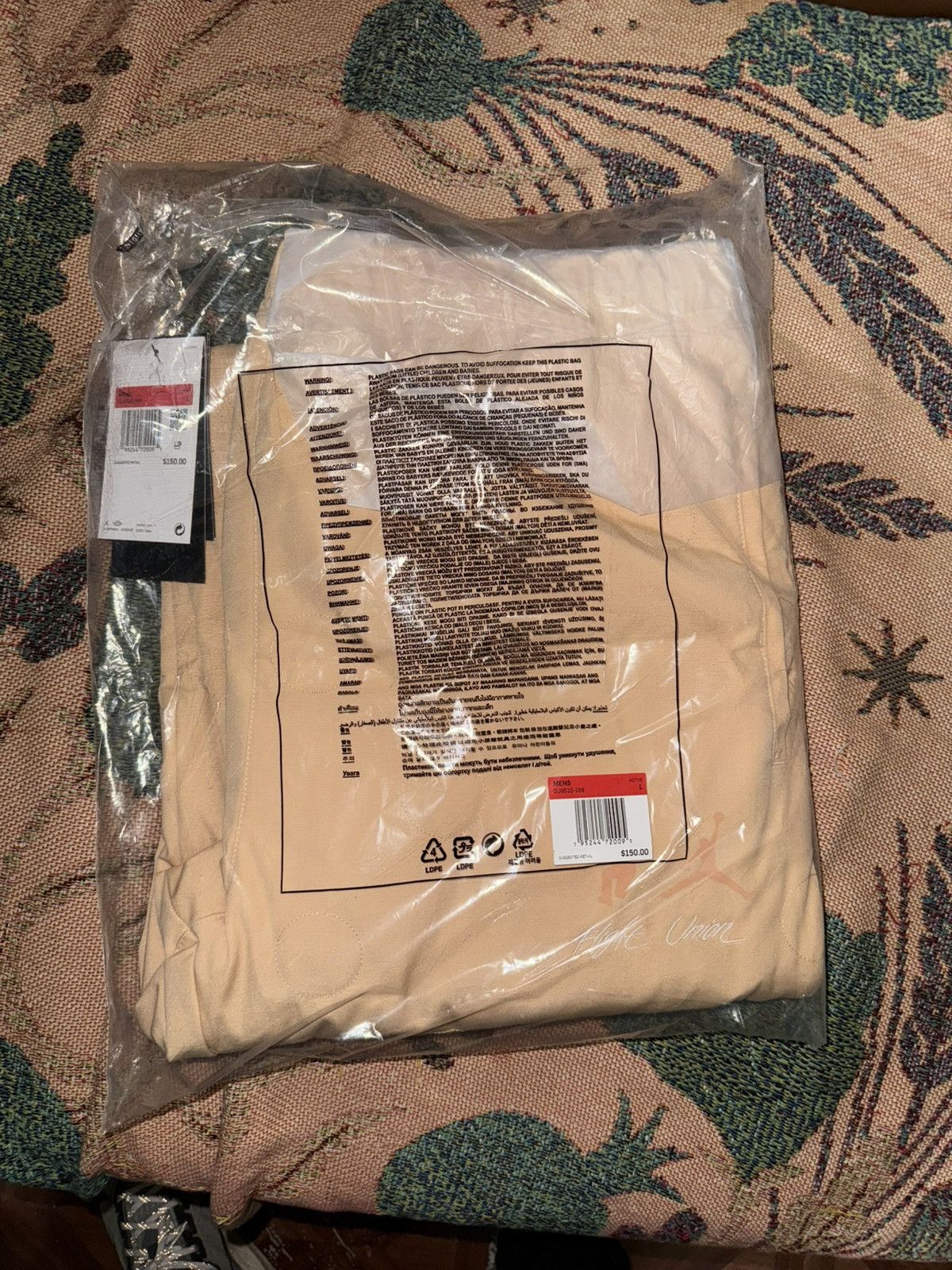 Jordan Brand × Nike × Union LA Jordan Union MJ pant white onyx large Size US 34 / EU 50 - 1 Thumbnail